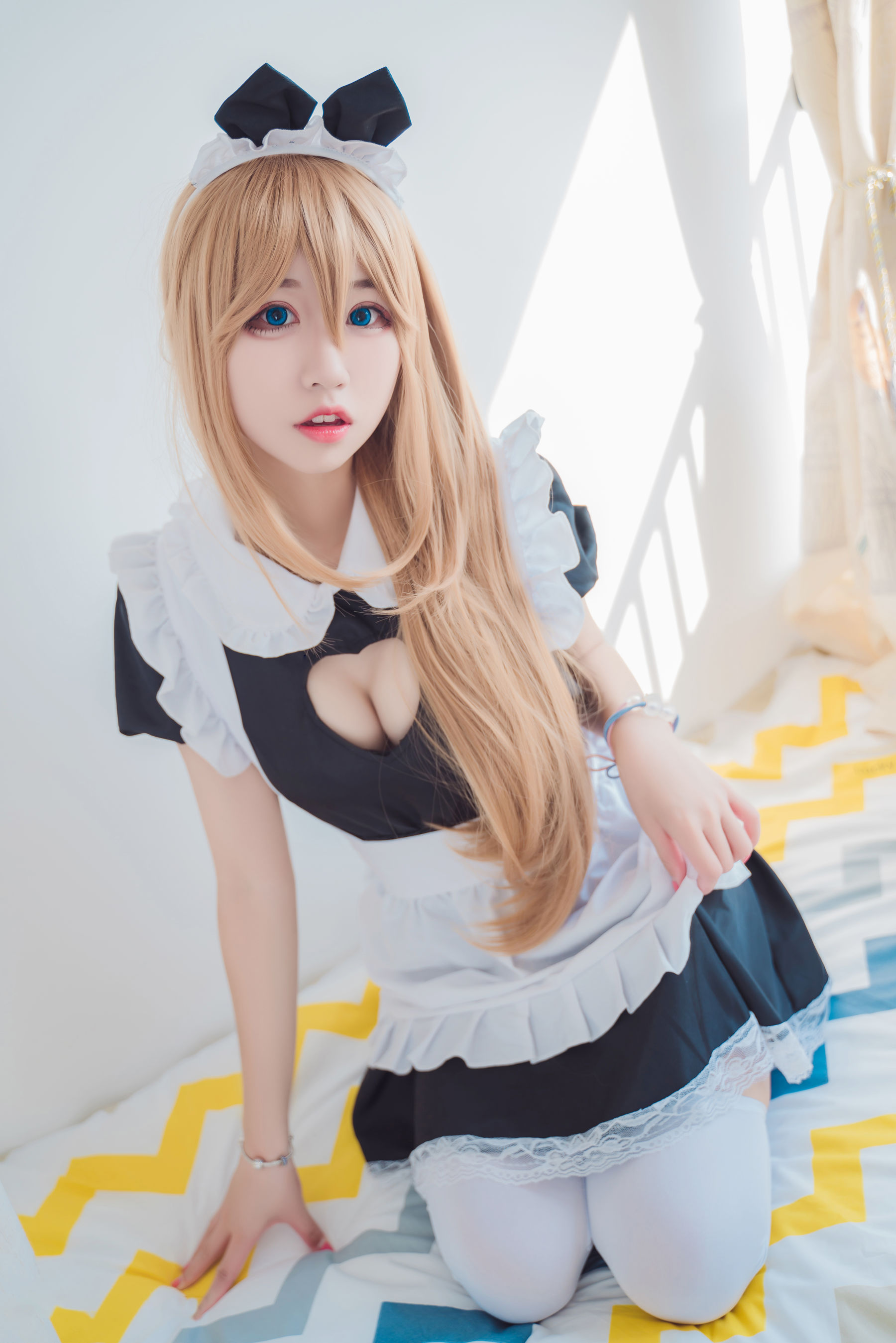 [福利COS] 猫君君MaoJun - 猫猫的女仆装/(41P)