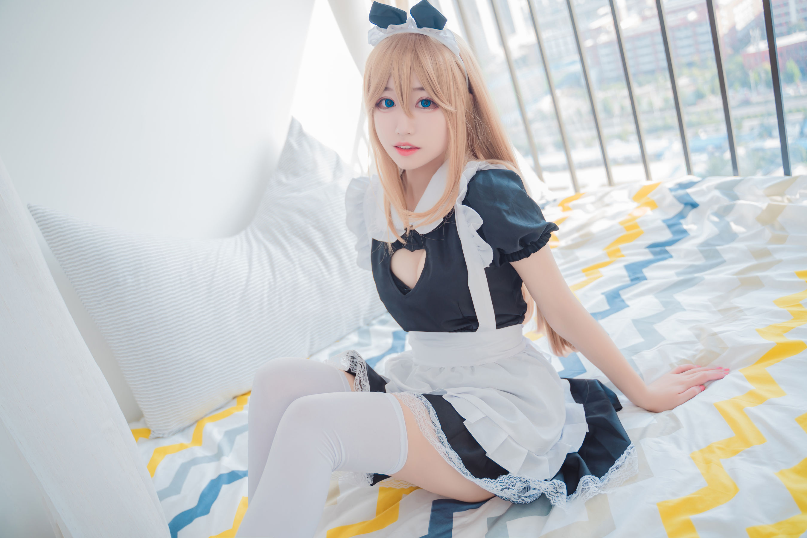 [福利COS] 猫君君MaoJun - 猫猫的女仆装/(41P)