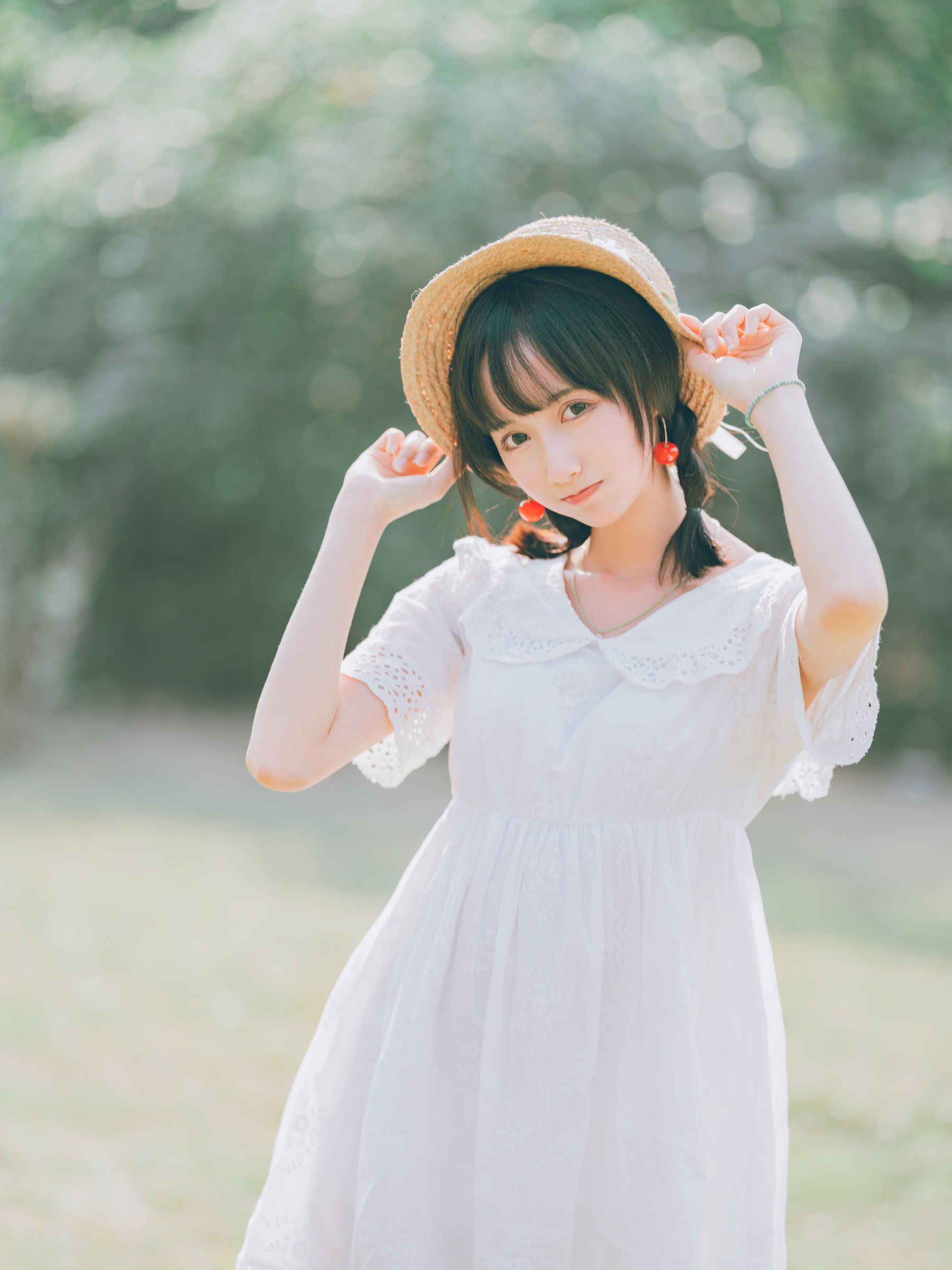 [福利COS] 萌系小姐姐木绵绵OwO - 夏日彩虹/(29P)