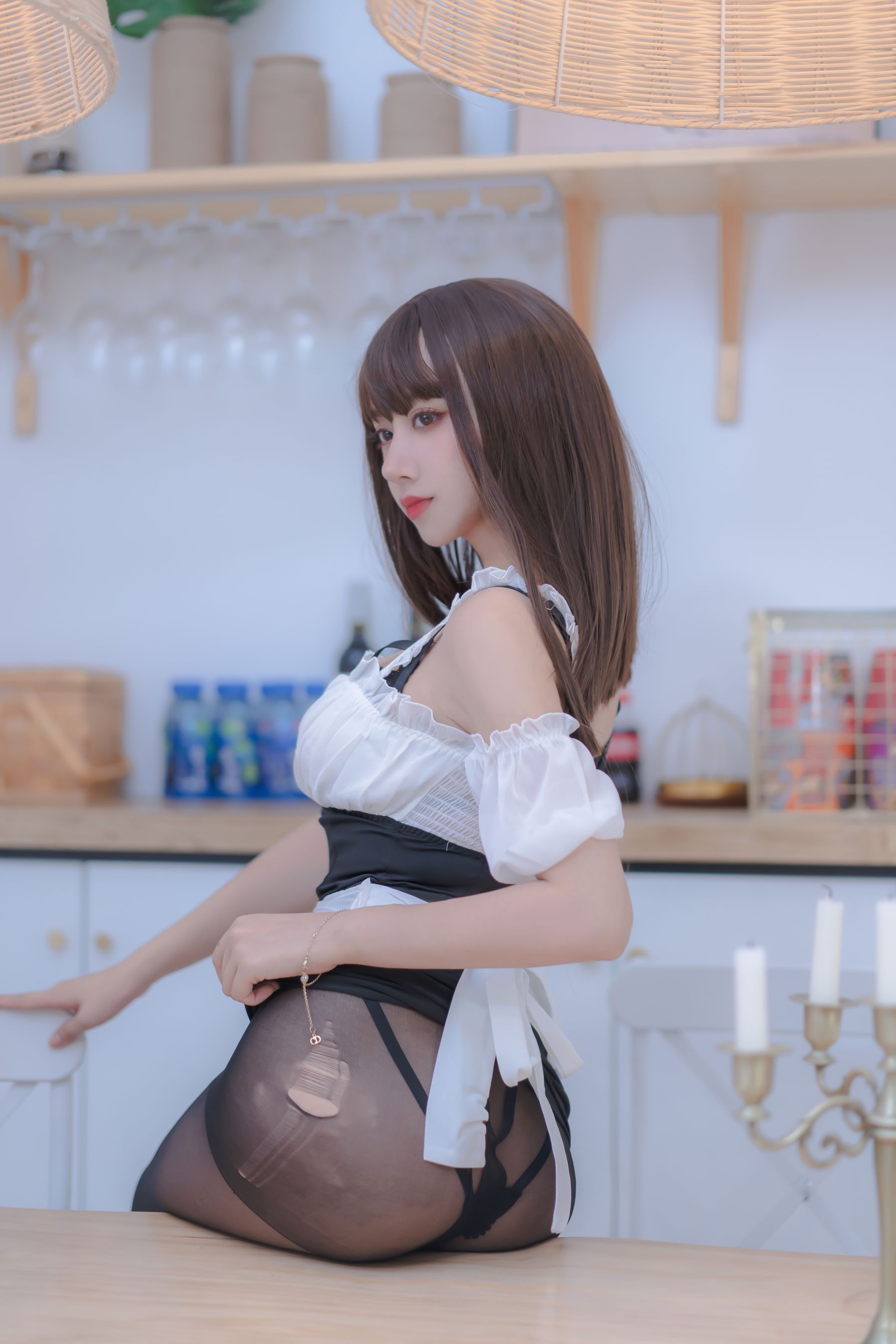 [福利COS] 斗鱼米线线sama写真 - 女仆使用手册/(69P)