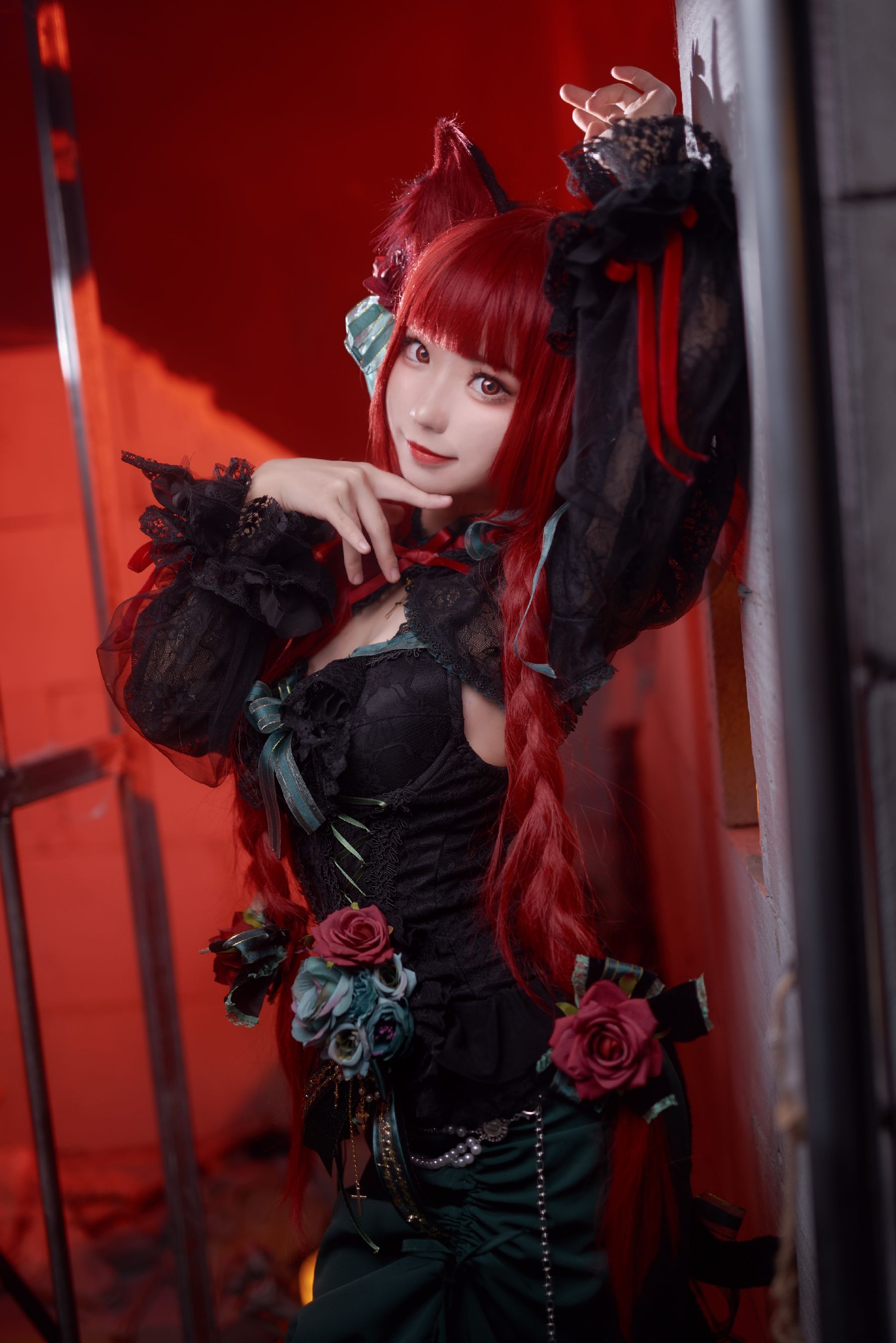 [福利COS] 花柒Hana - 火焰猫燐/(10P)