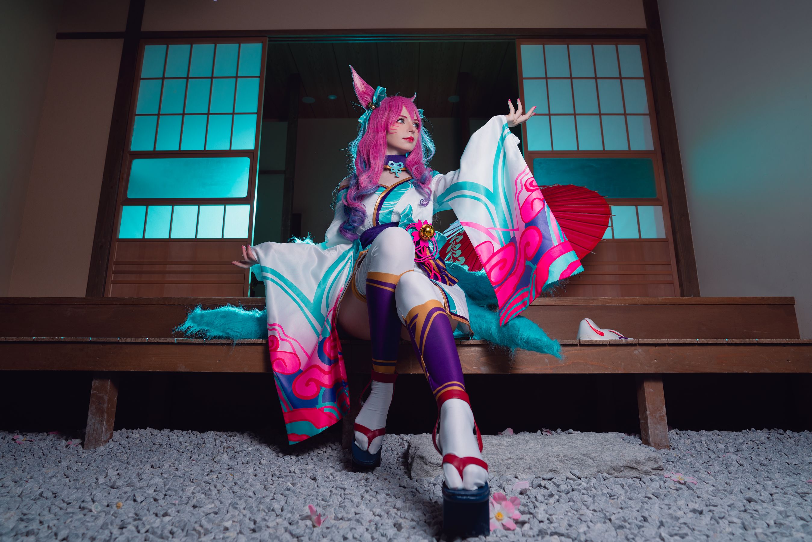 [福利COS] Peach milky - Peachmilky KDA Ahri [League of Legends]/(142P)