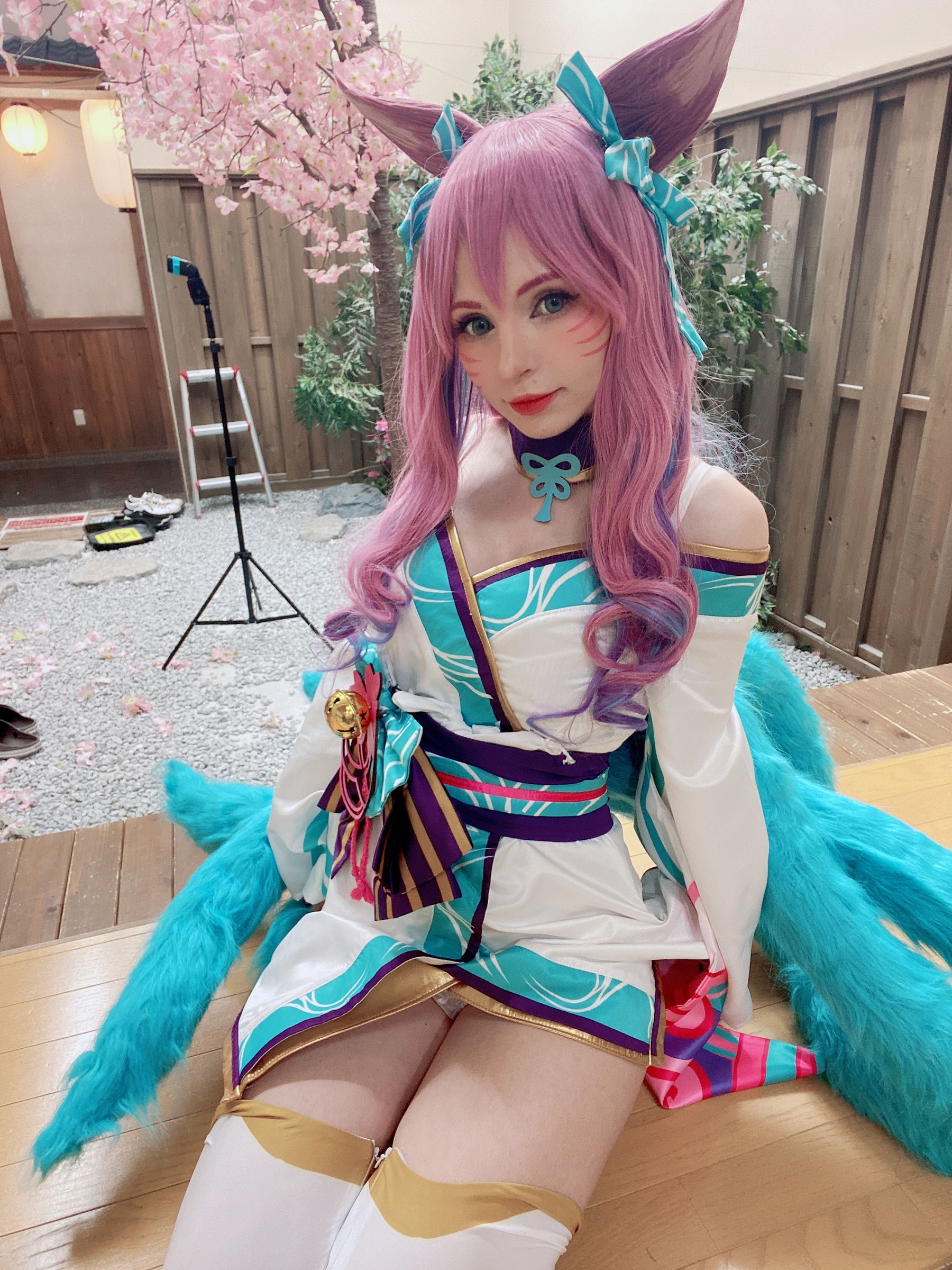 [福利COS] Peach milky - Peachmilky KDA Ahri [League of Legends]/(142P)