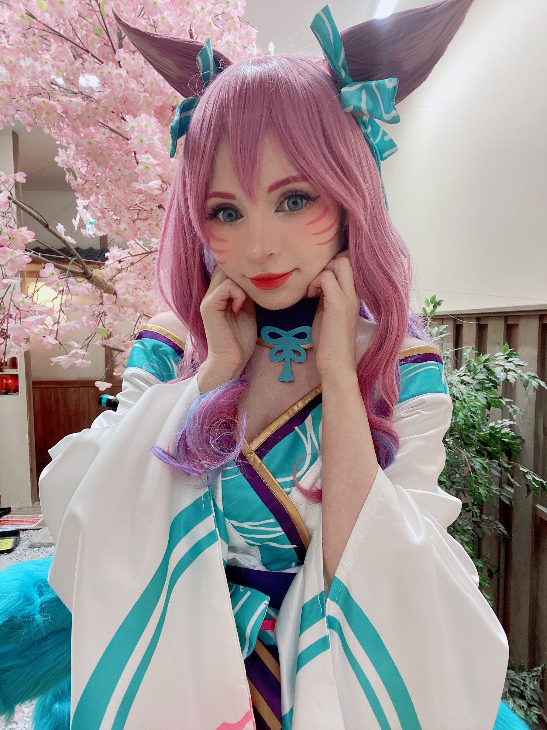 [福利COS] Peach milky - Peachmilky KDA Ahri [League of Legends]/(142P)