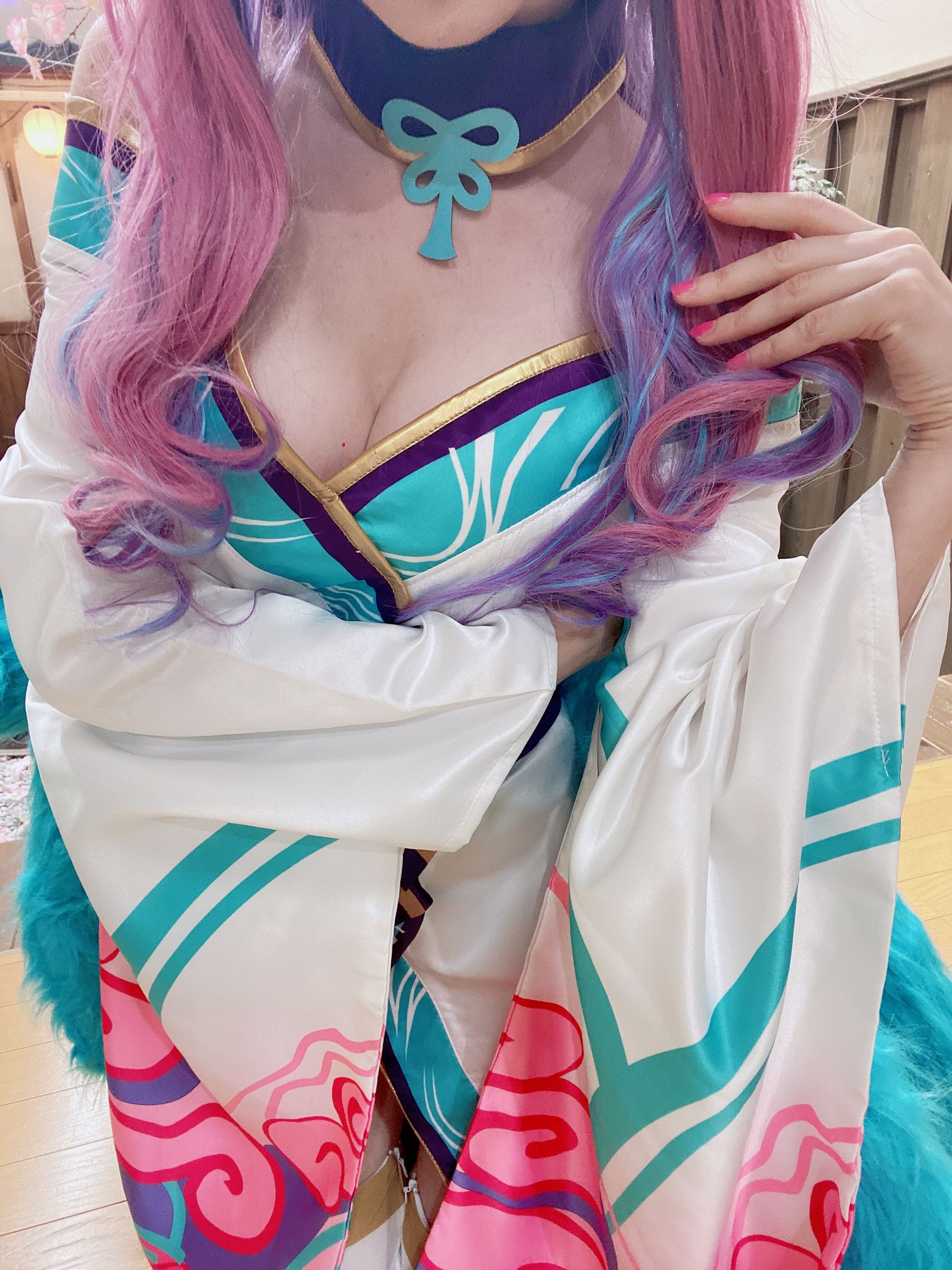 [福利COS] Peach milky - Peachmilky KDA Ahri [League of Legends]/(142P)