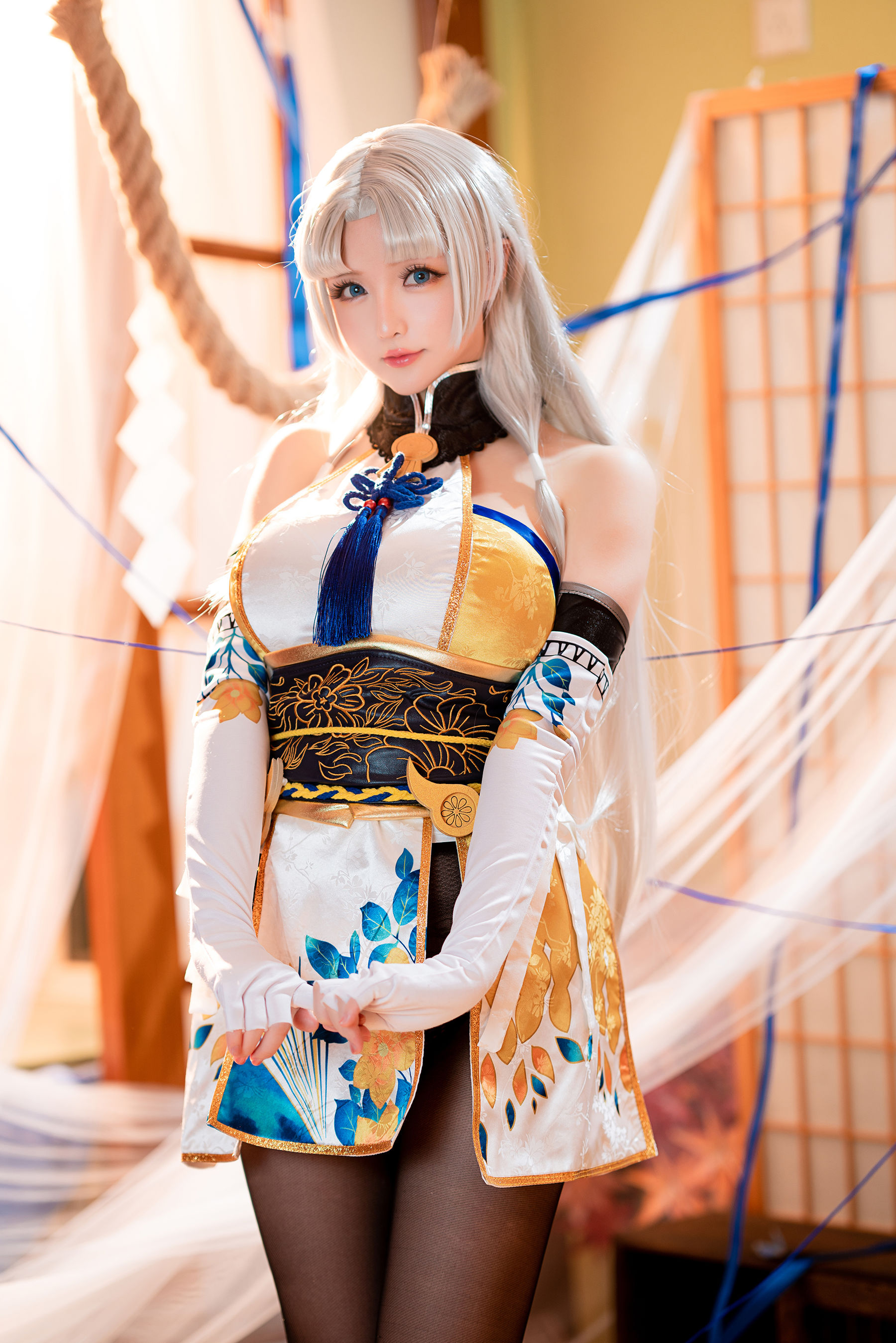 [福利COS] Coser小姐姐星之迟迟 - 胡桃/(54P)