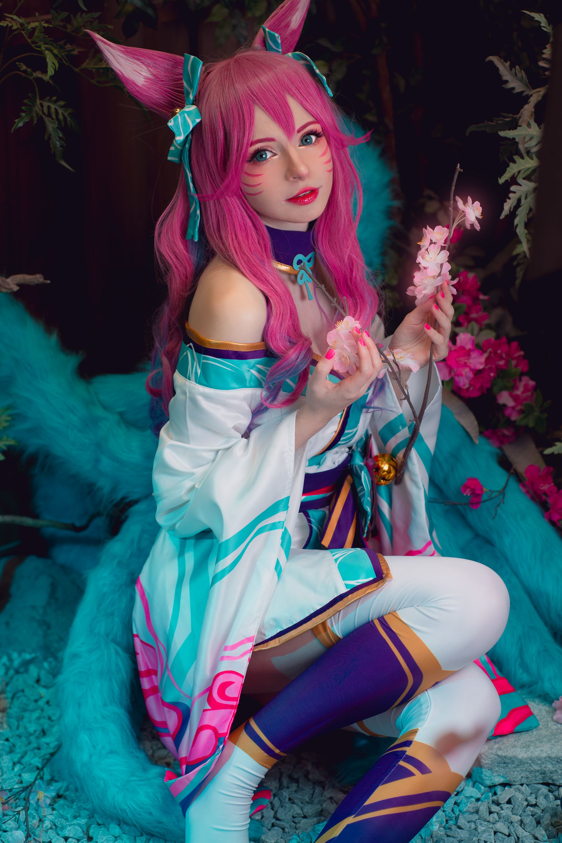 [福利COS] Peach milky - Peachmilky KDA Ahri [League of Legends]/(142P)