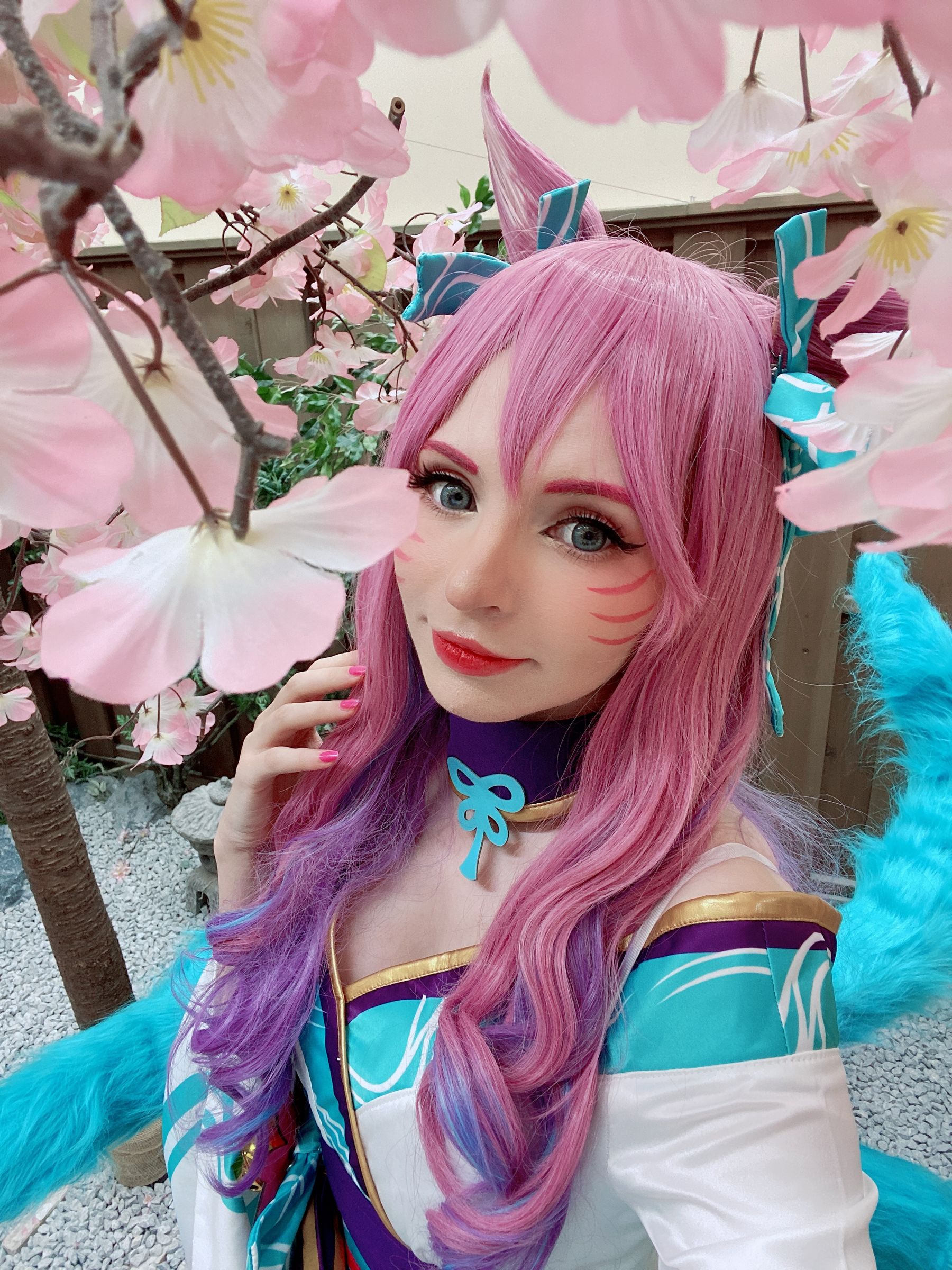 [福利COS] Peach milky - Peachmilky KDA Ahri [League of Legends]/(142P)