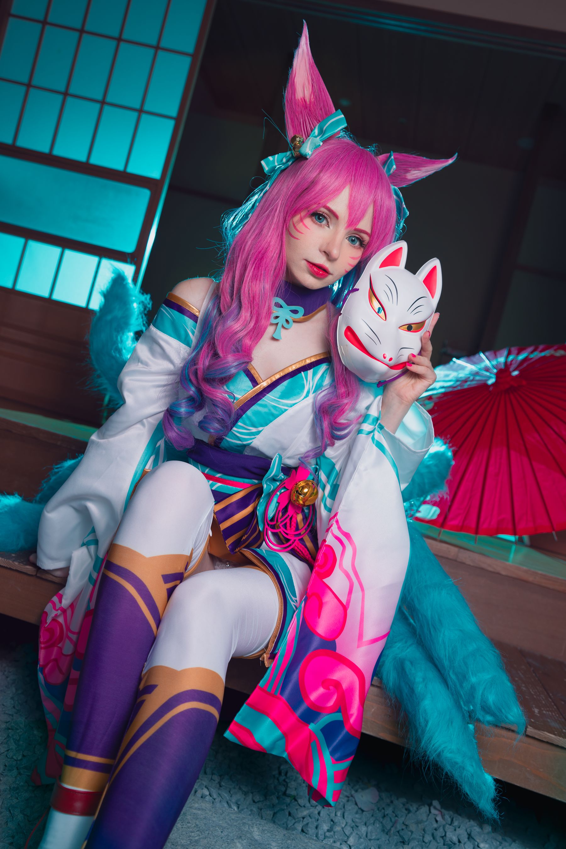 [福利COS] Peach milky - Peachmilky KDA Ahri [League of Legends]/(142P)