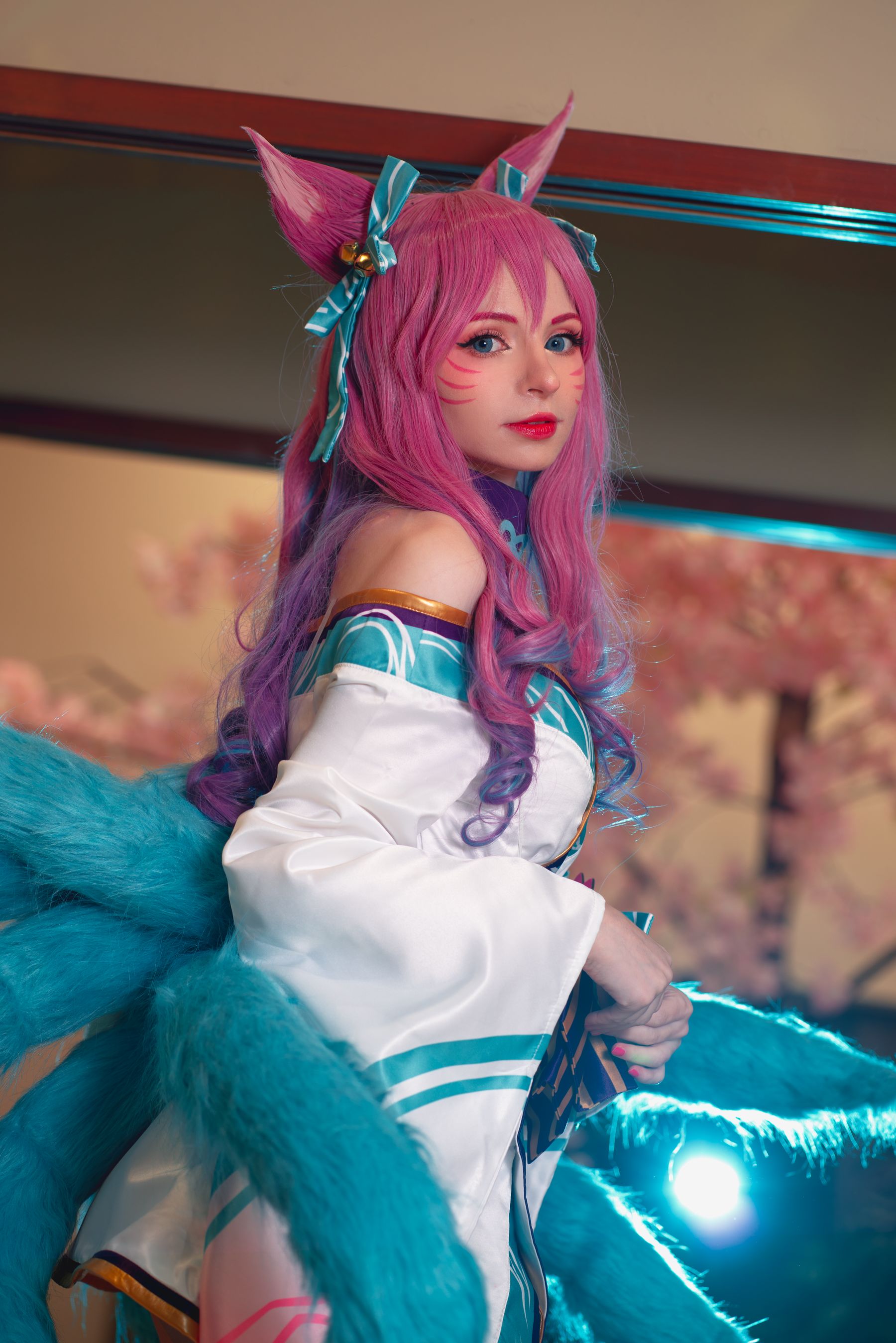 [福利COS] Peach milky - Peachmilky KDA Ahri [League of Legends]/(142P)