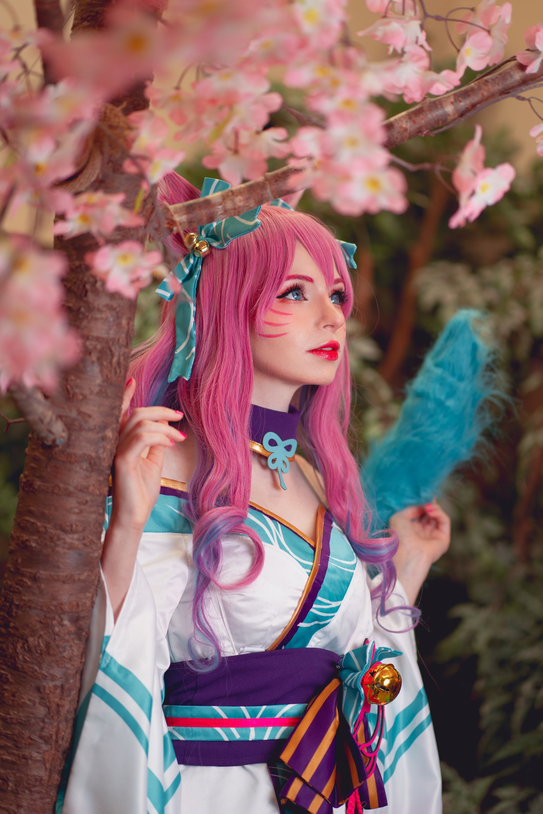 [福利COS] Peach milky - Peachmilky KDA Ahri [League of Legends]/(142P)