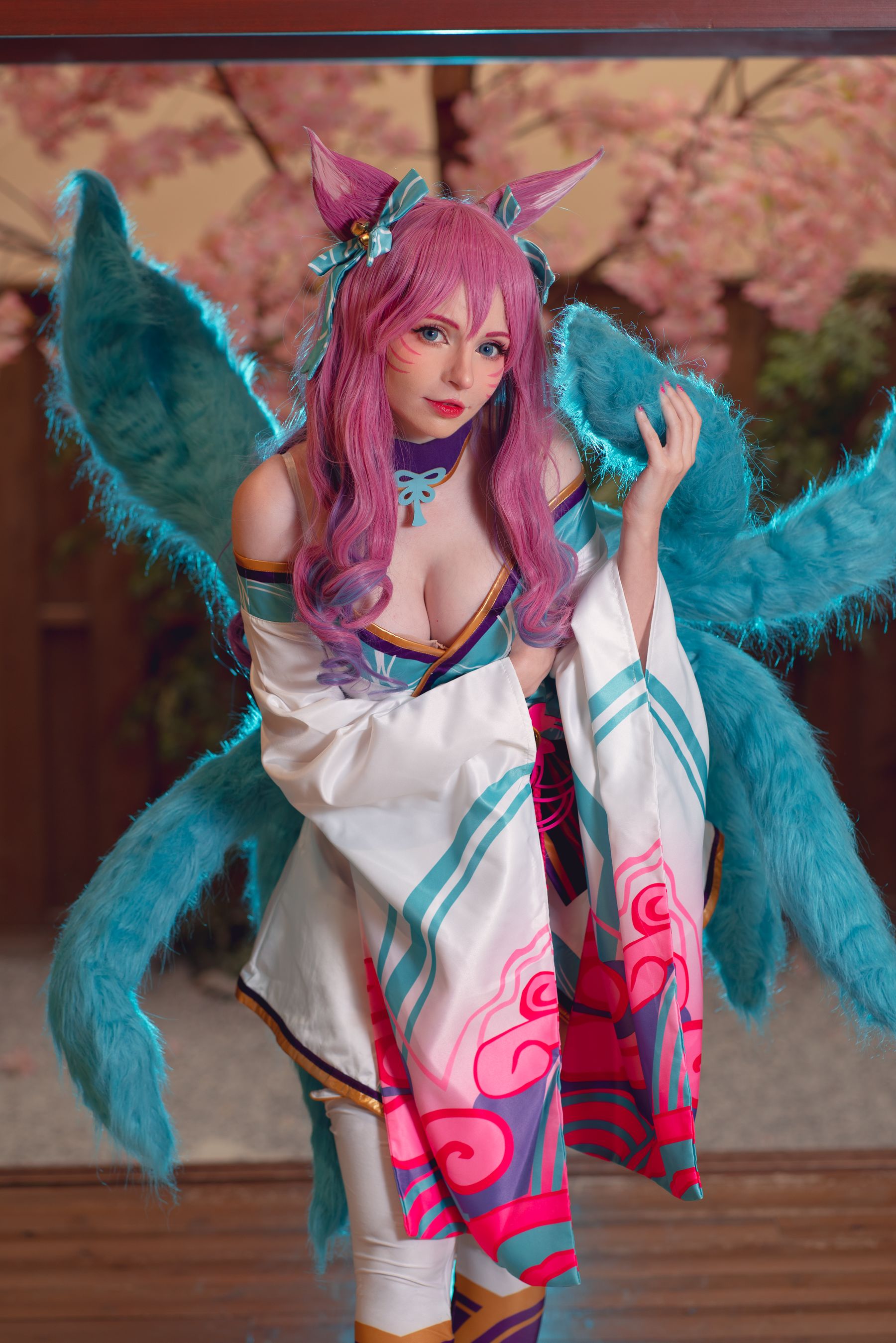 [福利COS] Peach milky - Peachmilky KDA Ahri [League of Legends]/(142P)