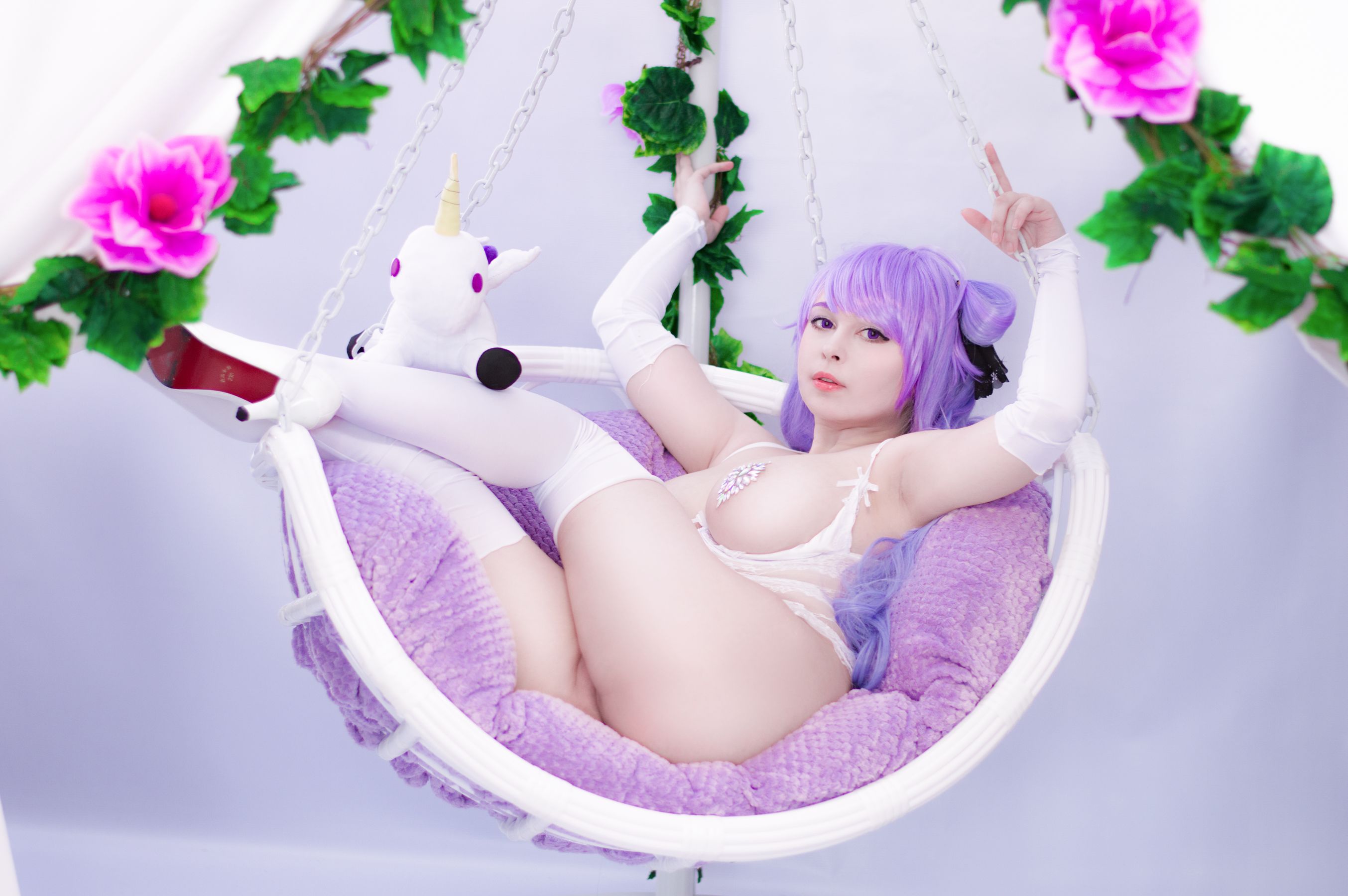 [福利COS] Yoshinobi - Unicorn (Azur Lane)/(53P)