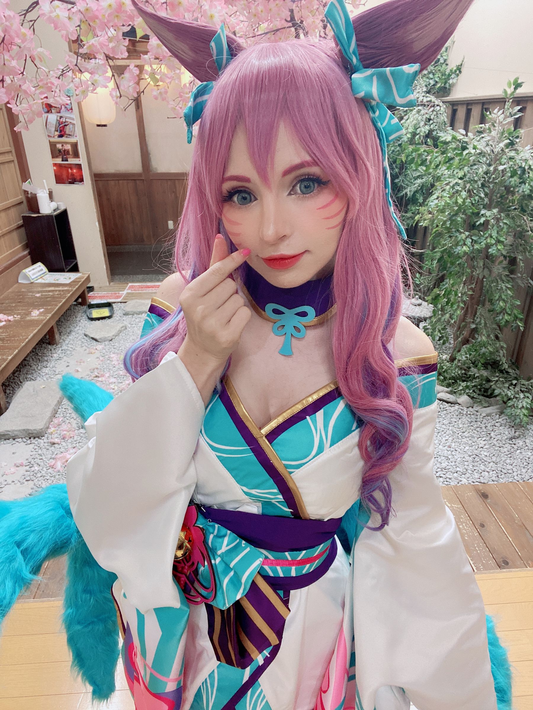 [福利COS] Peach milky - Peachmilky KDA Ahri [League of Legends]/(142P)