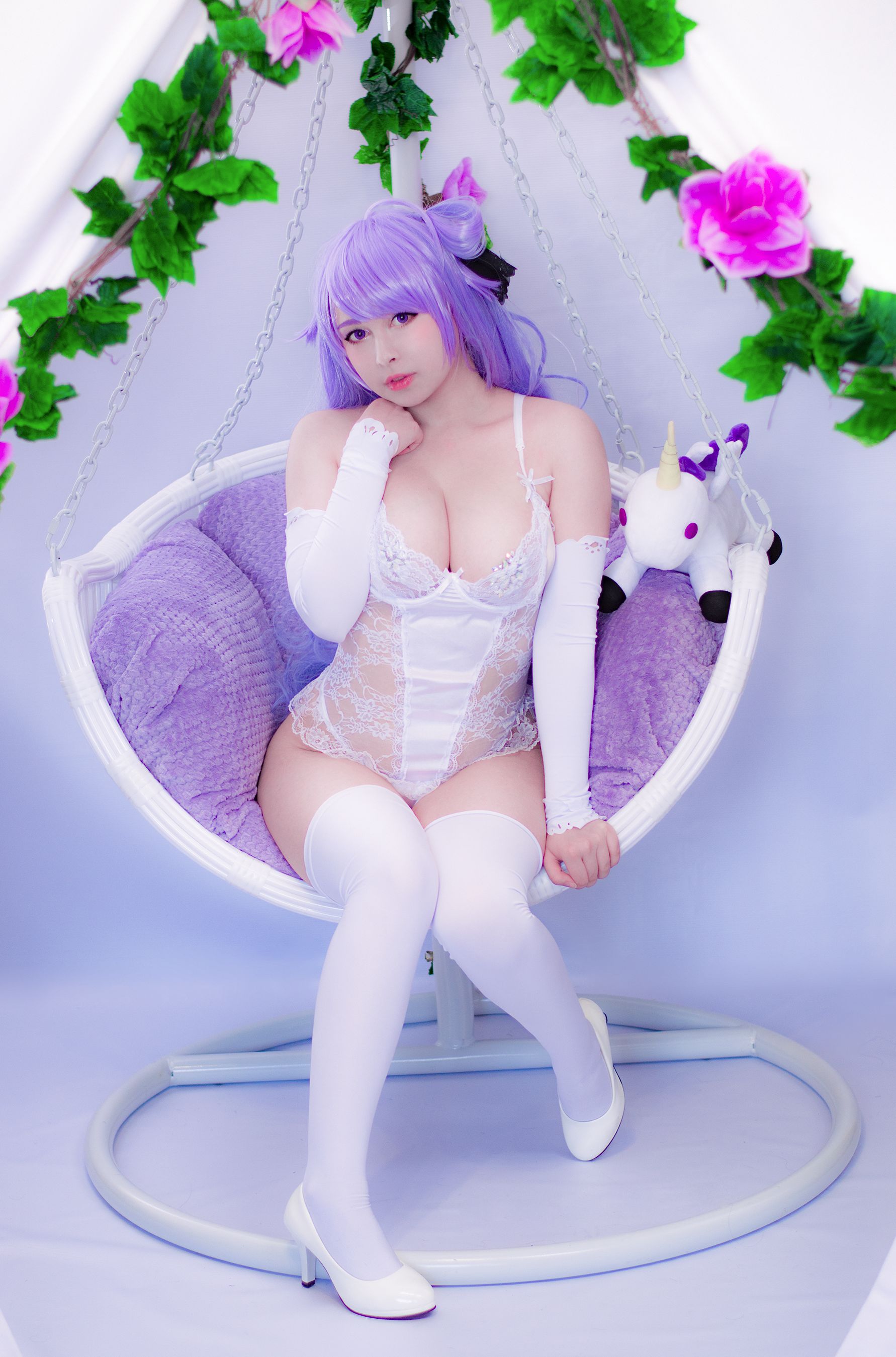 [福利COS] Yoshinobi - Unicorn (Azur Lane)/(53P)