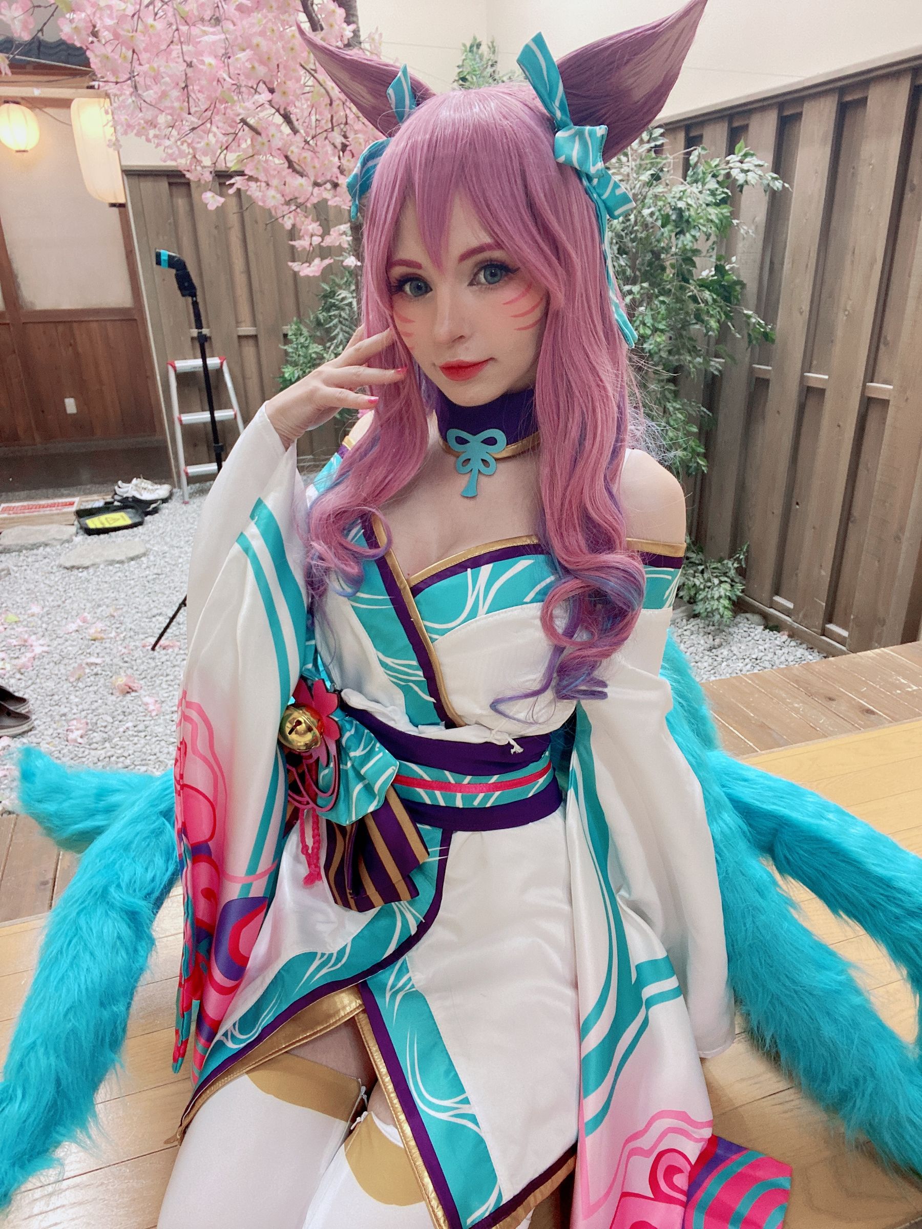 [福利COS] Peach milky - Peachmilky KDA Ahri [League of Legends]/(142P)