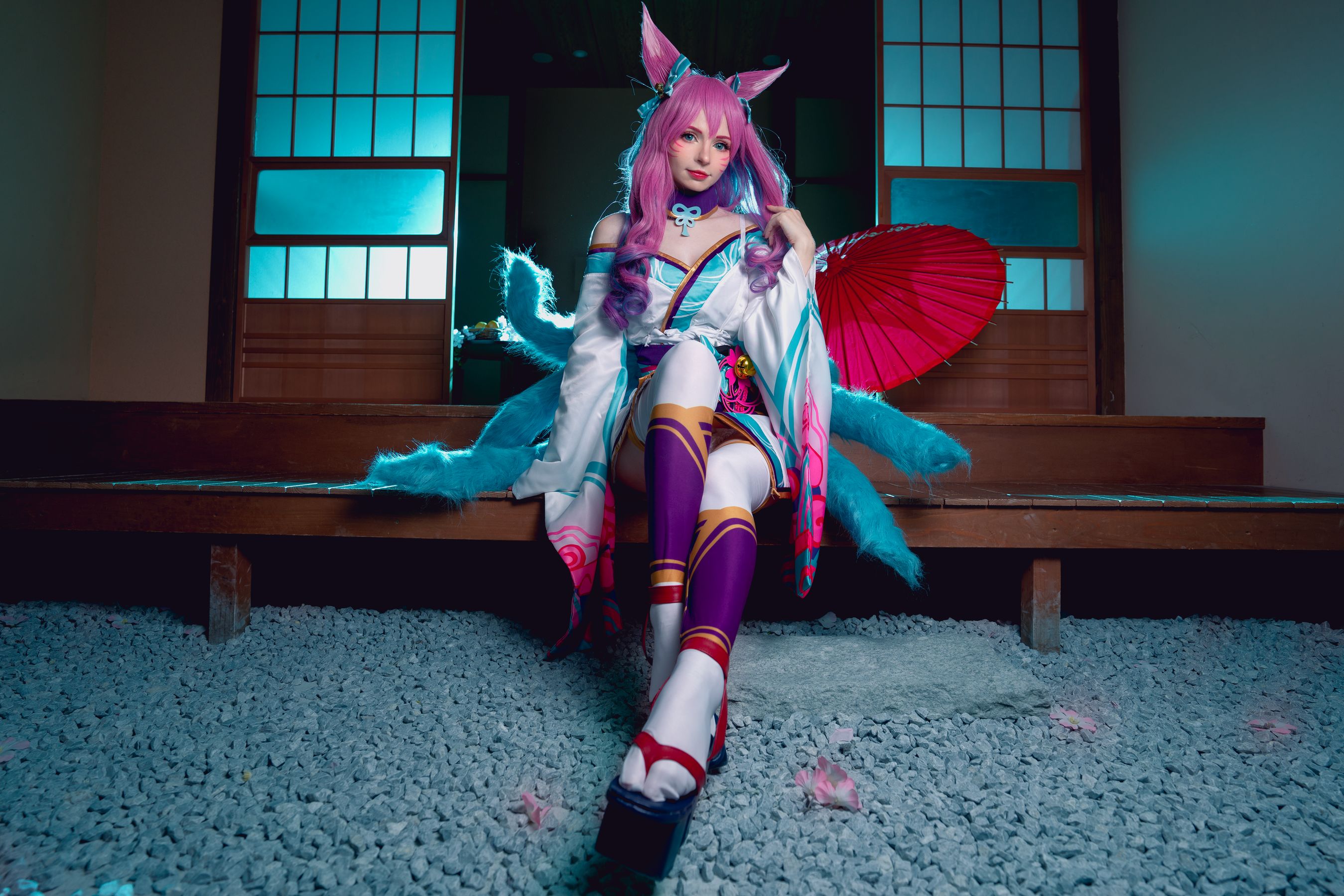 [福利COS] Peach milky - Peachmilky KDA Ahri [League of Legends]/(142P)