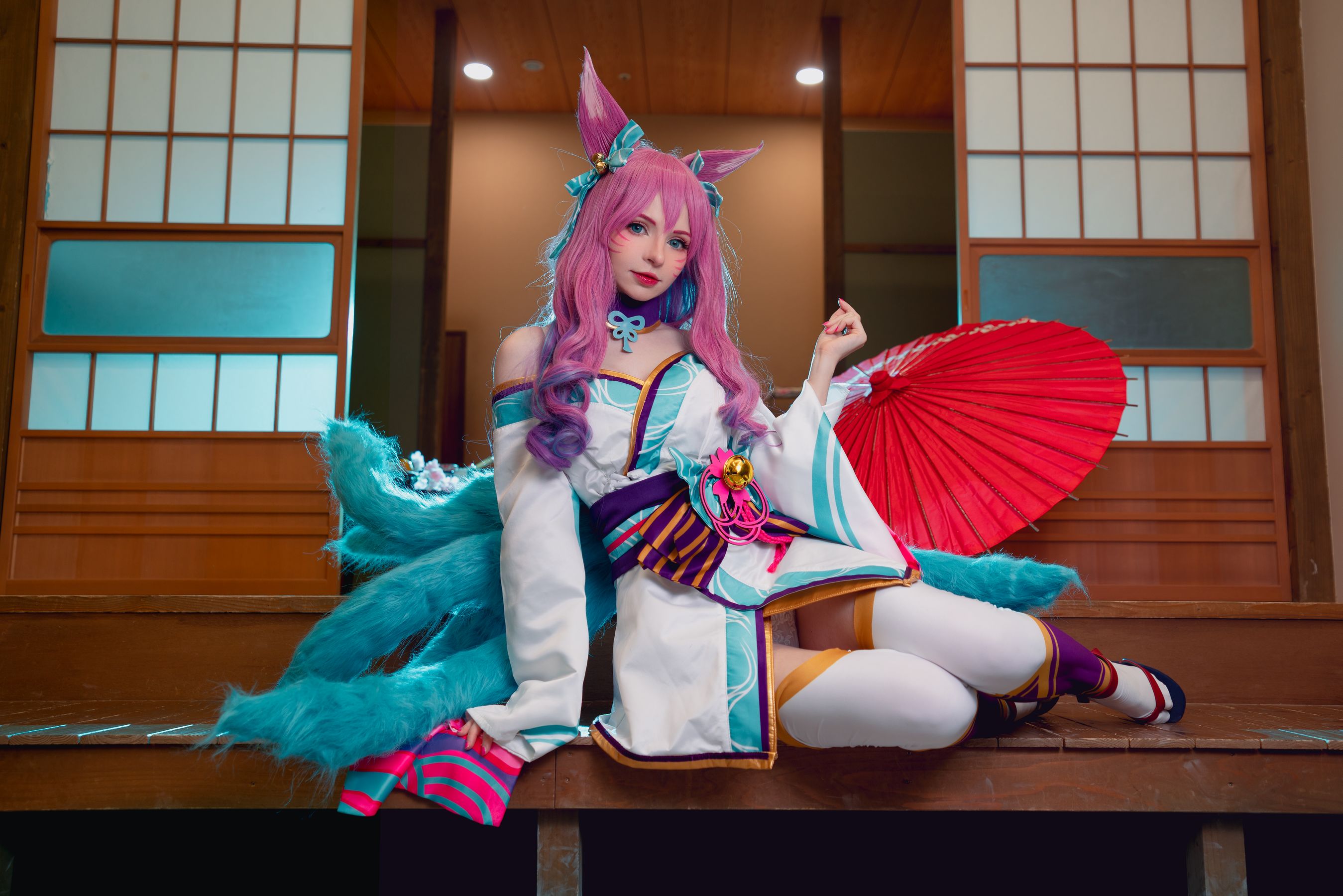 [福利COS] Peach milky - Peachmilky KDA Ahri [League of Legends]/(142P)