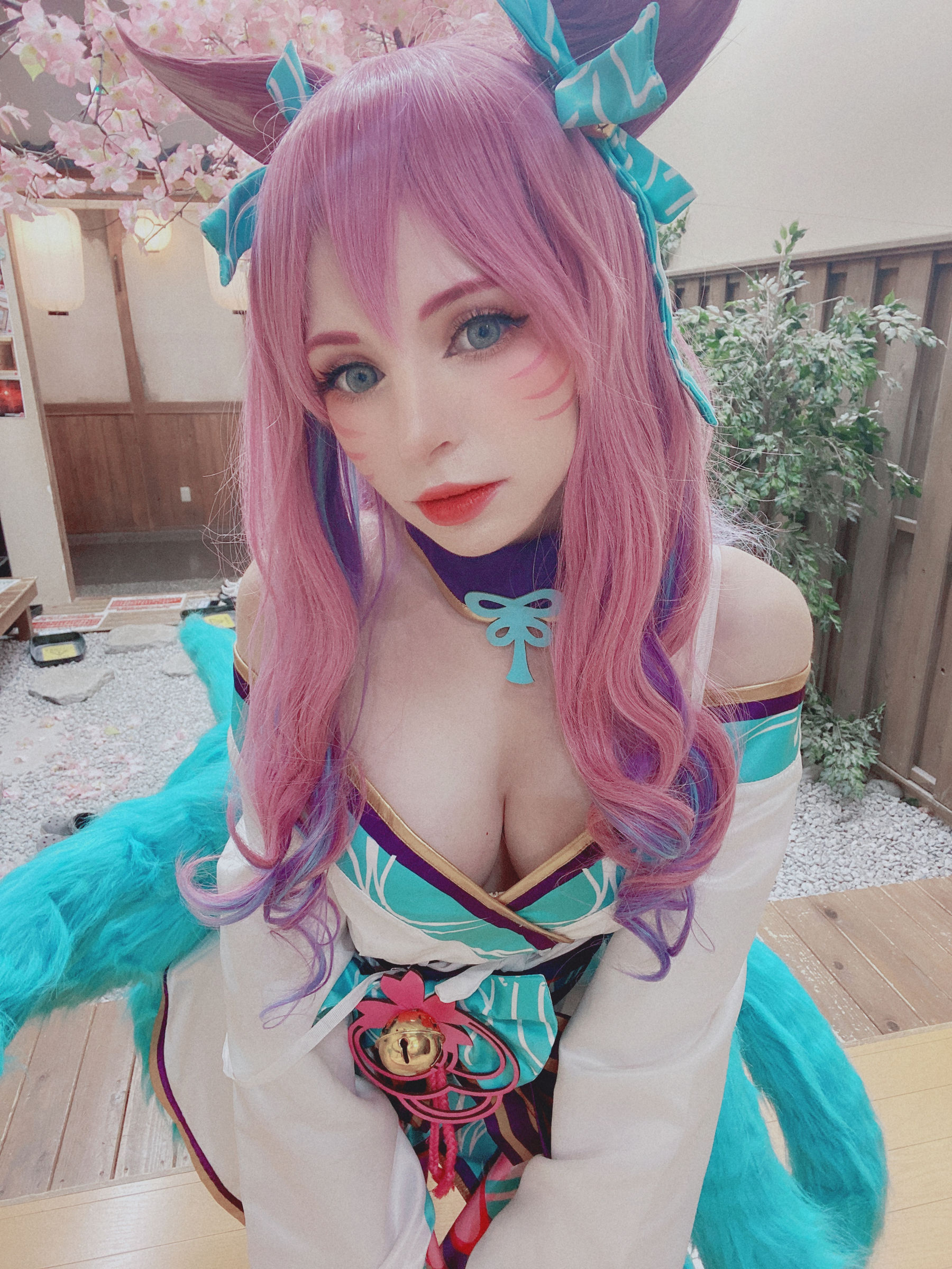 [福利COS] Peach milky - Peachmilky KDA Ahri [League of Legends]/(142P)