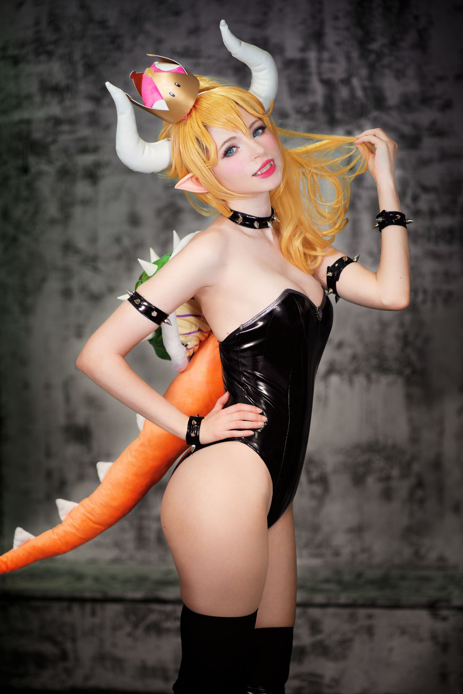 [福利COS] Peach milky - Bowsette/(10P)