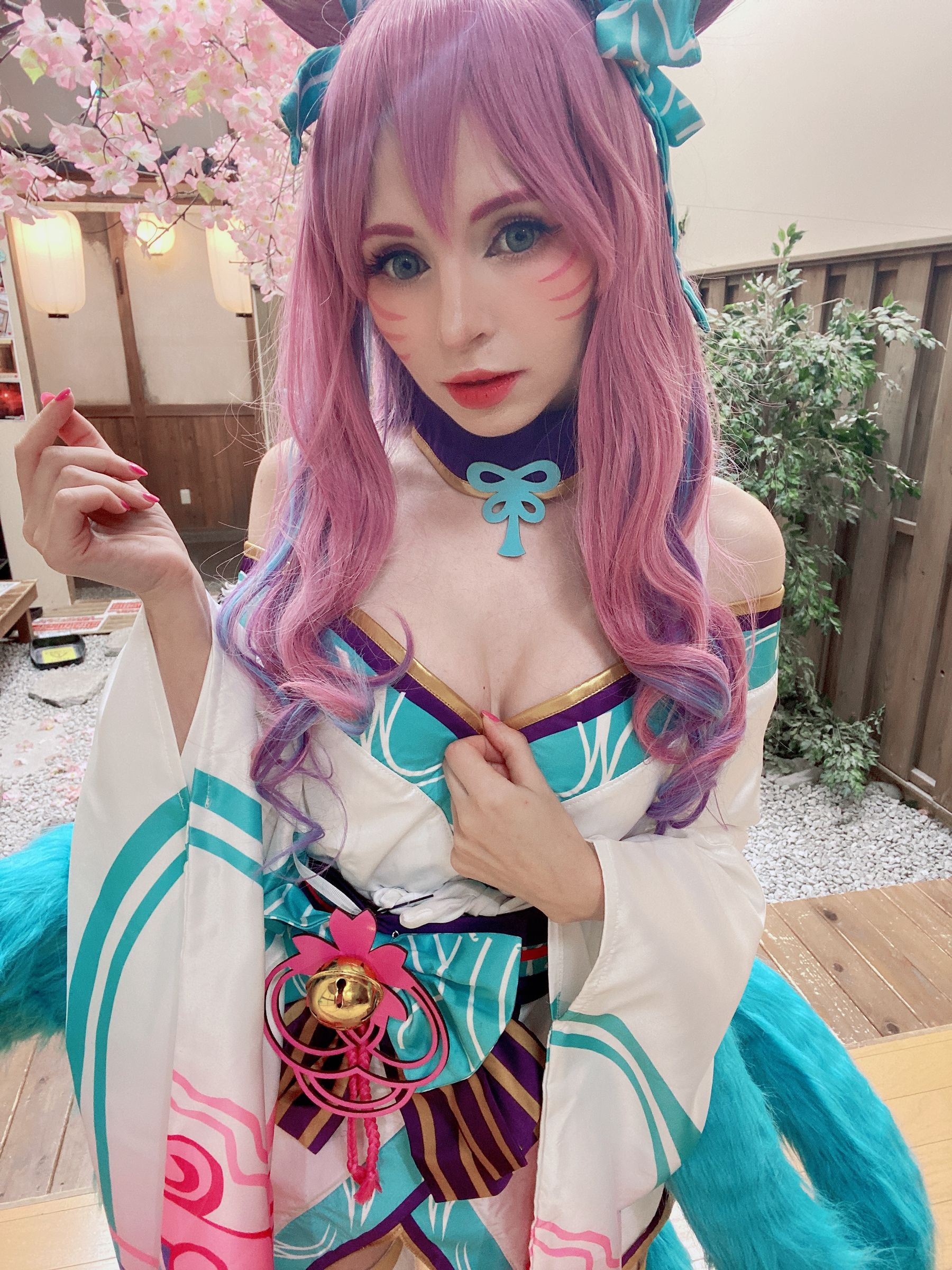 [福利COS] Peach milky - Peachmilky KDA Ahri [League of Legends]/(142P)