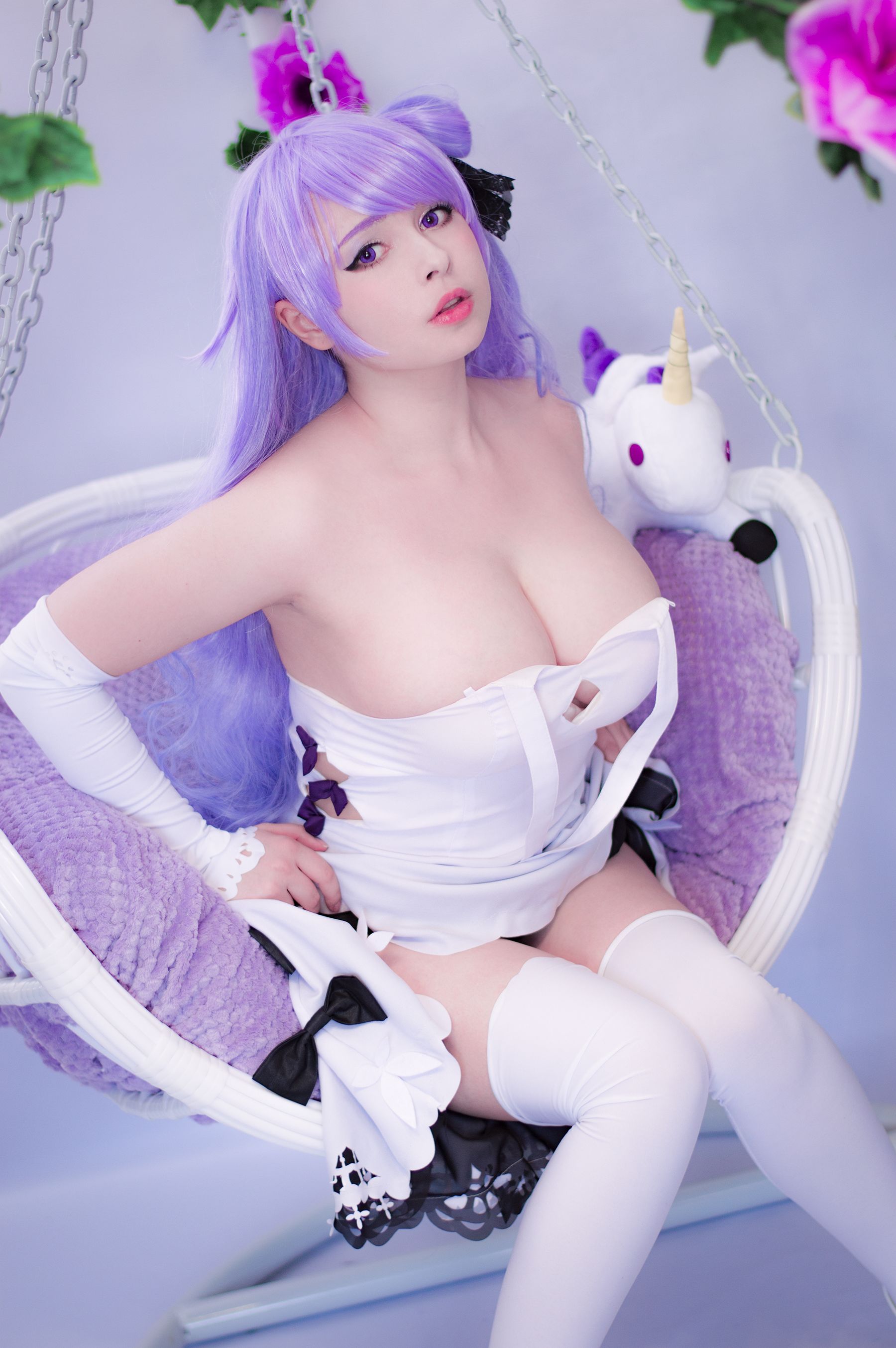 [福利COS] Yoshinobi - Unicorn (Azur Lane)/(53P)