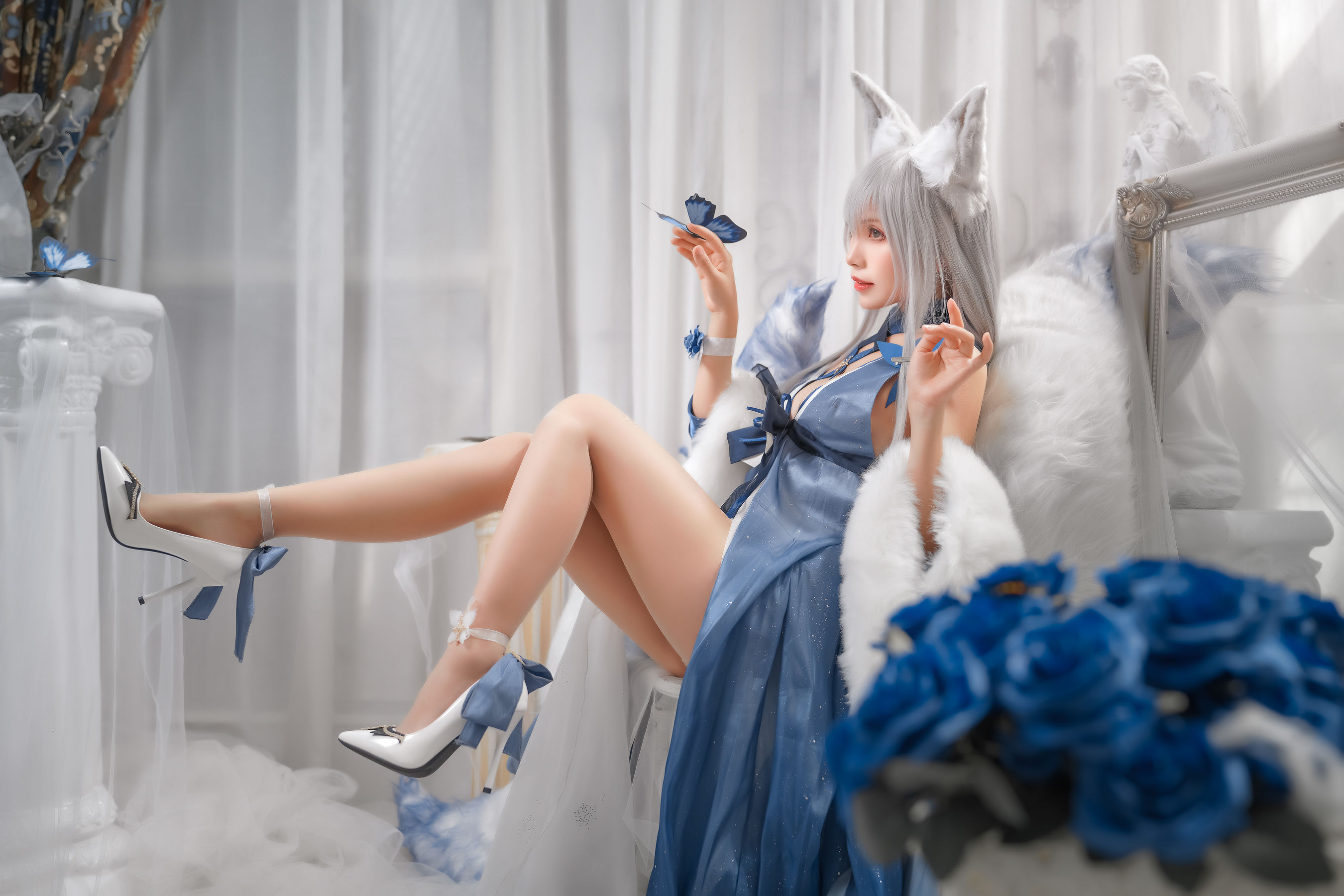 [福利COS] Neko-薇薇 - 信浓礼服/(30P)