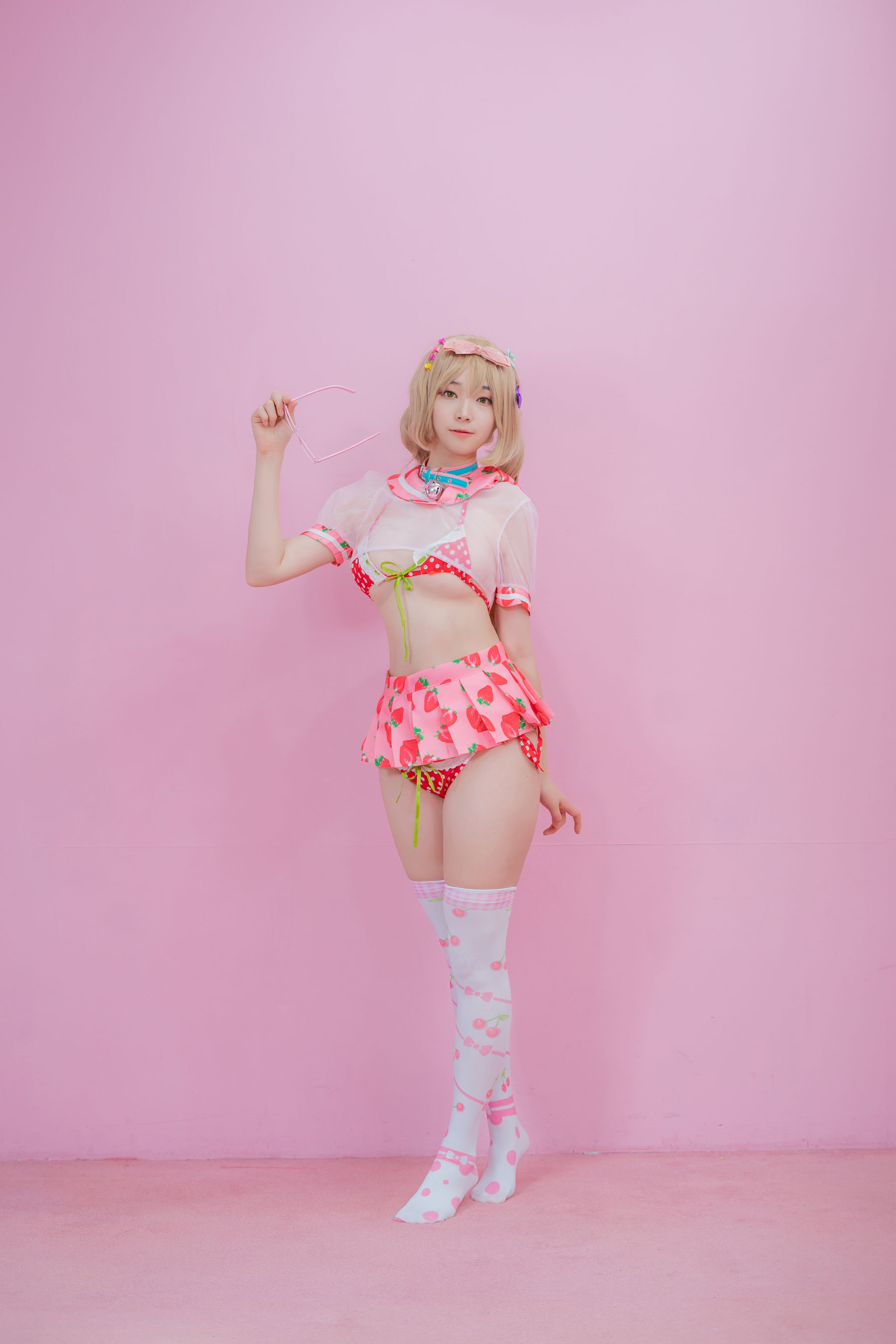 [CreamSoda]  Bambi - Over knee socks/(140P)