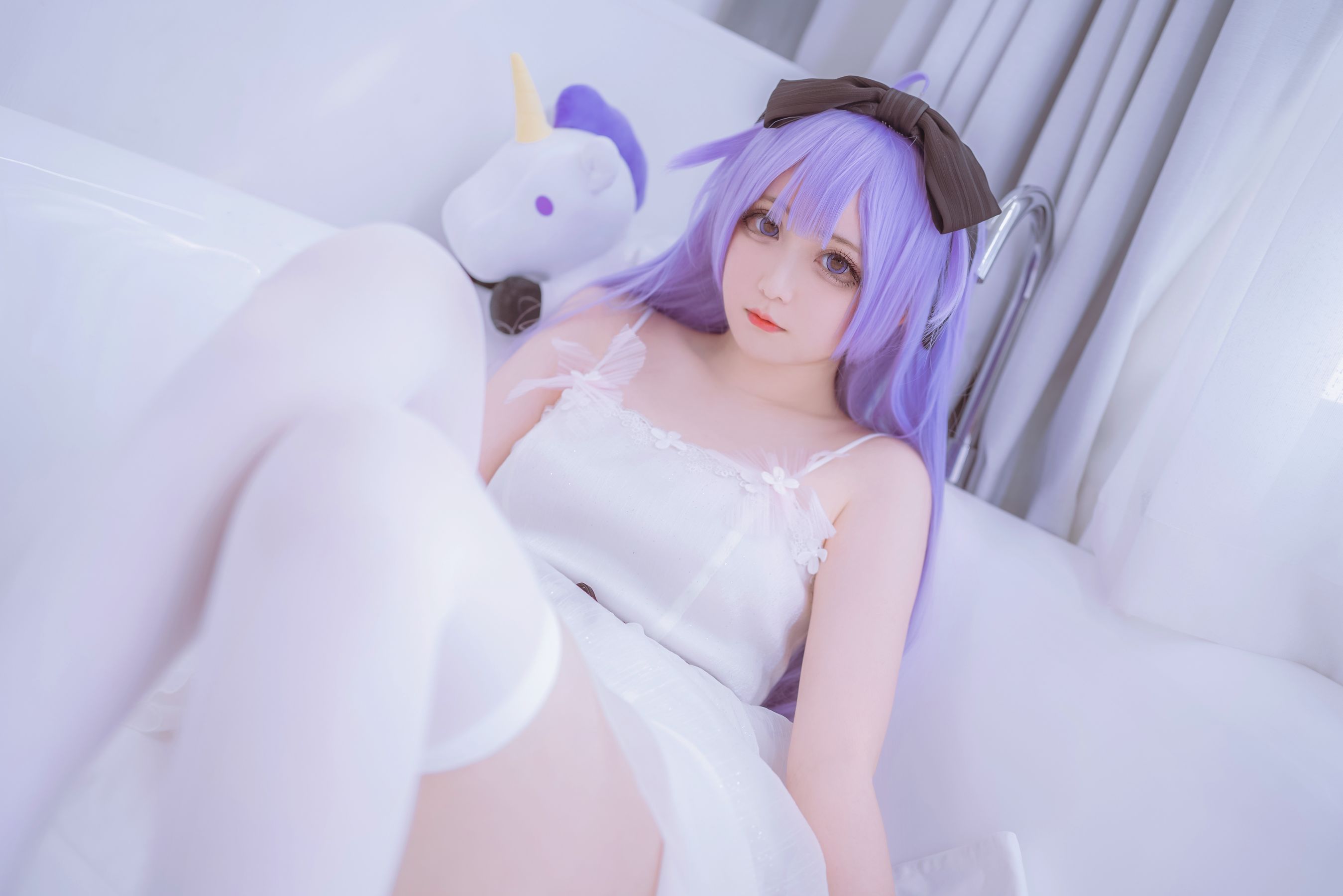 [福利COS] Sayako - シロクマと夏のアイスタイム/(51P)