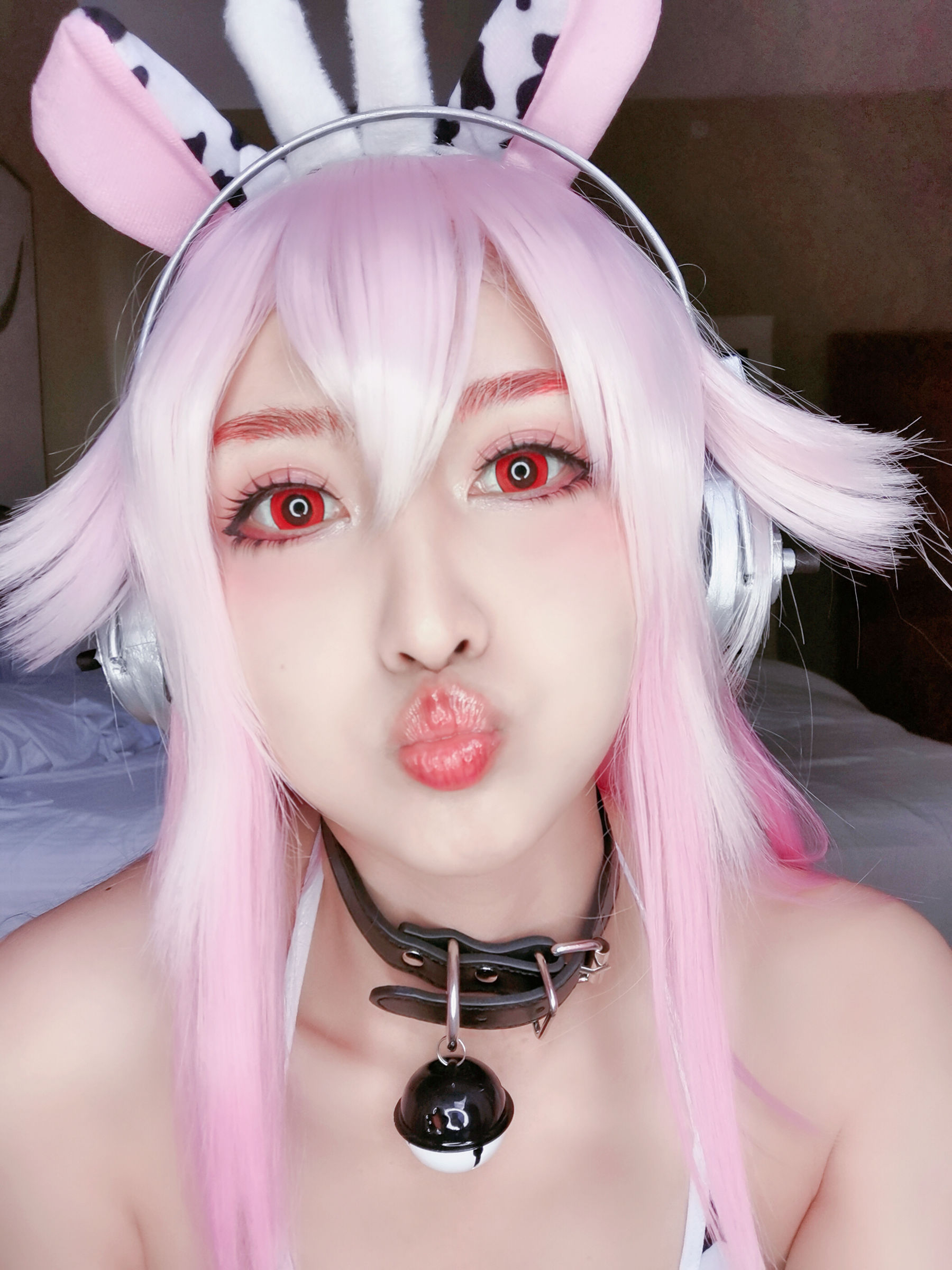 [福利COS] MisswarmJ - Super Sonico/(58P)