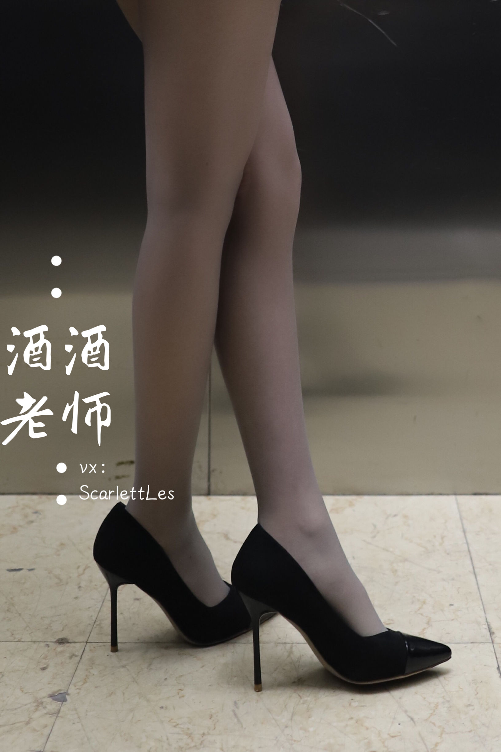 [福利COS] 酒酒老师 - 老师的电梯灰丝秘事/(65P)