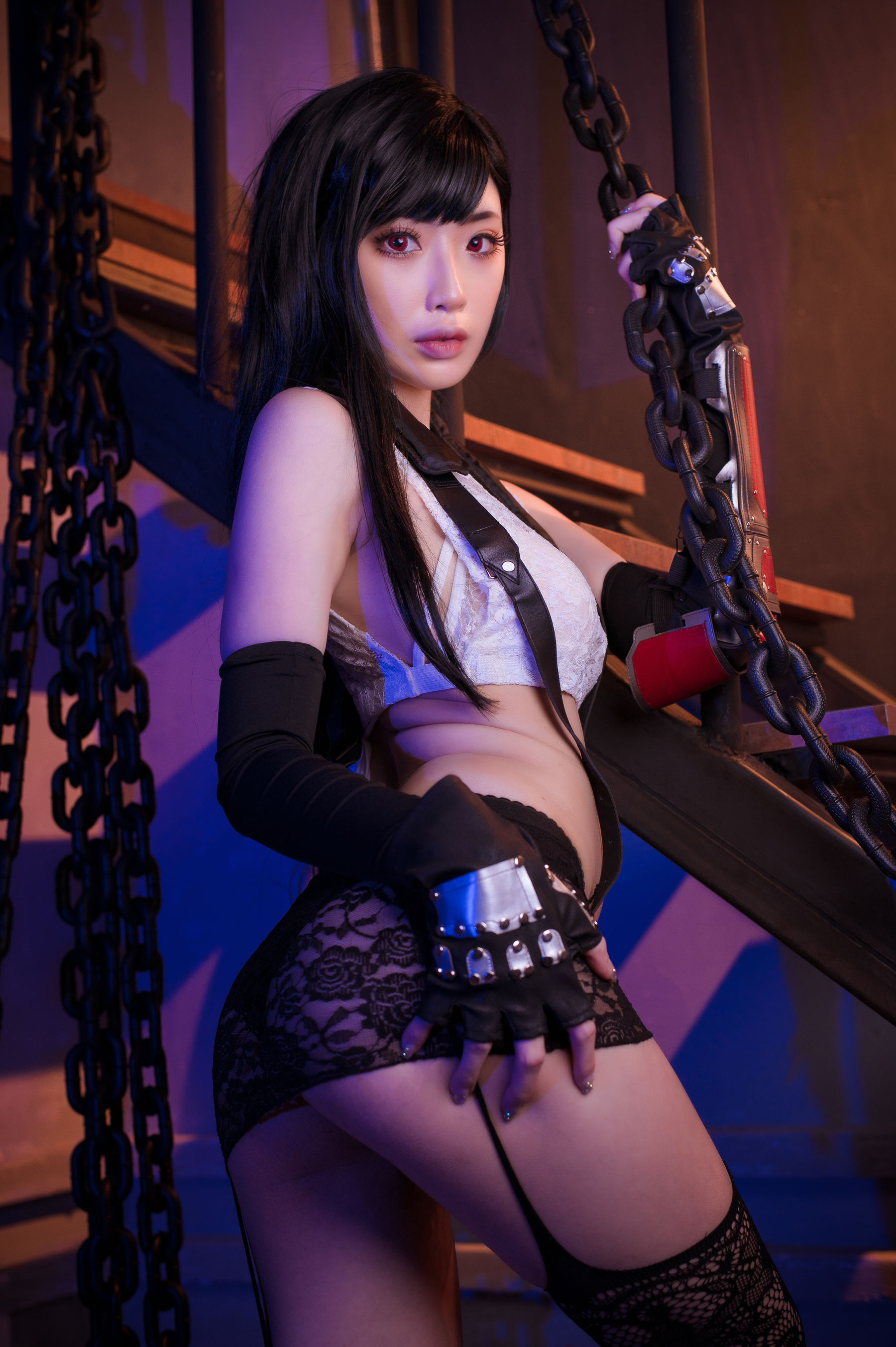 [网红COS] Kiyo - Tifa Lace/(30P)