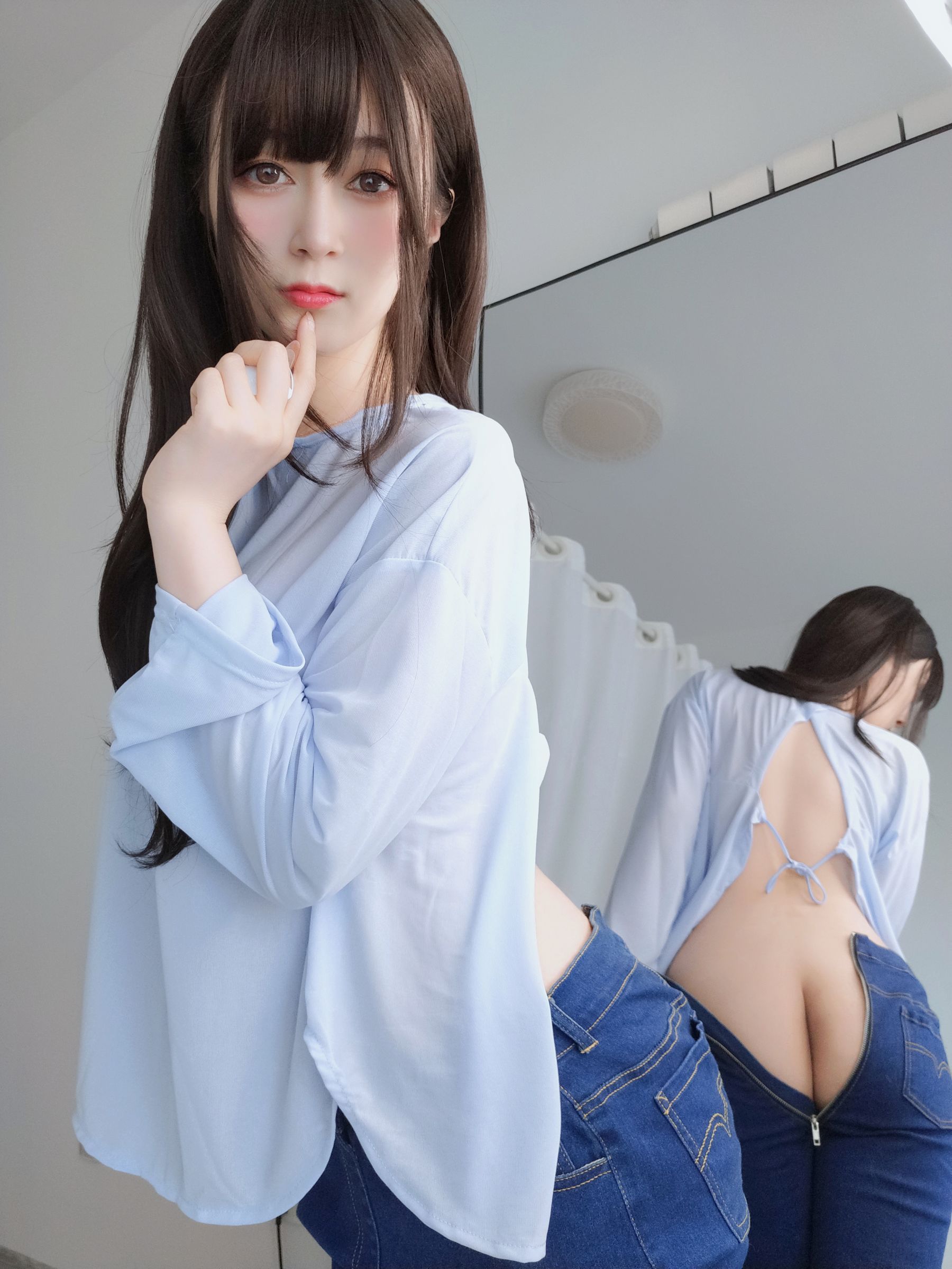 [网红COS] Coser小姐姐白银 - 妹は服を着てください/(55P)