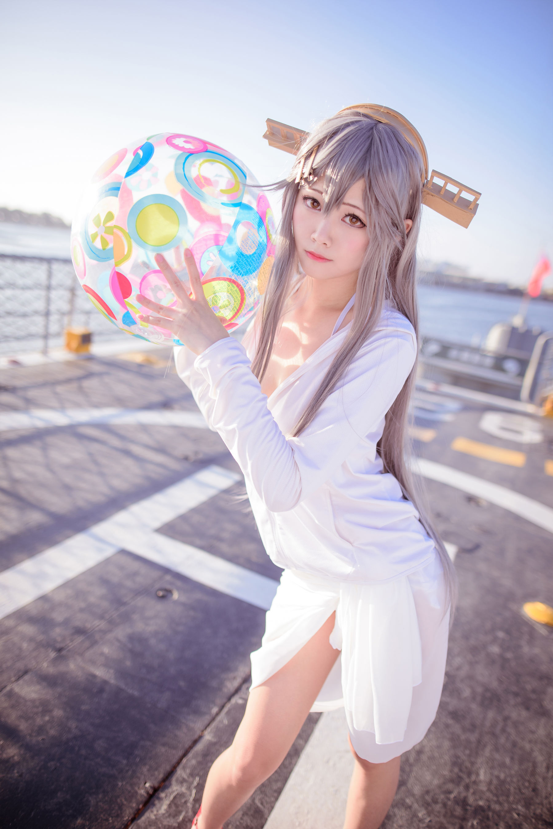 [网红COS] COS妹子Arty亞緹 - 艦これ はるな Haruna/(52P)