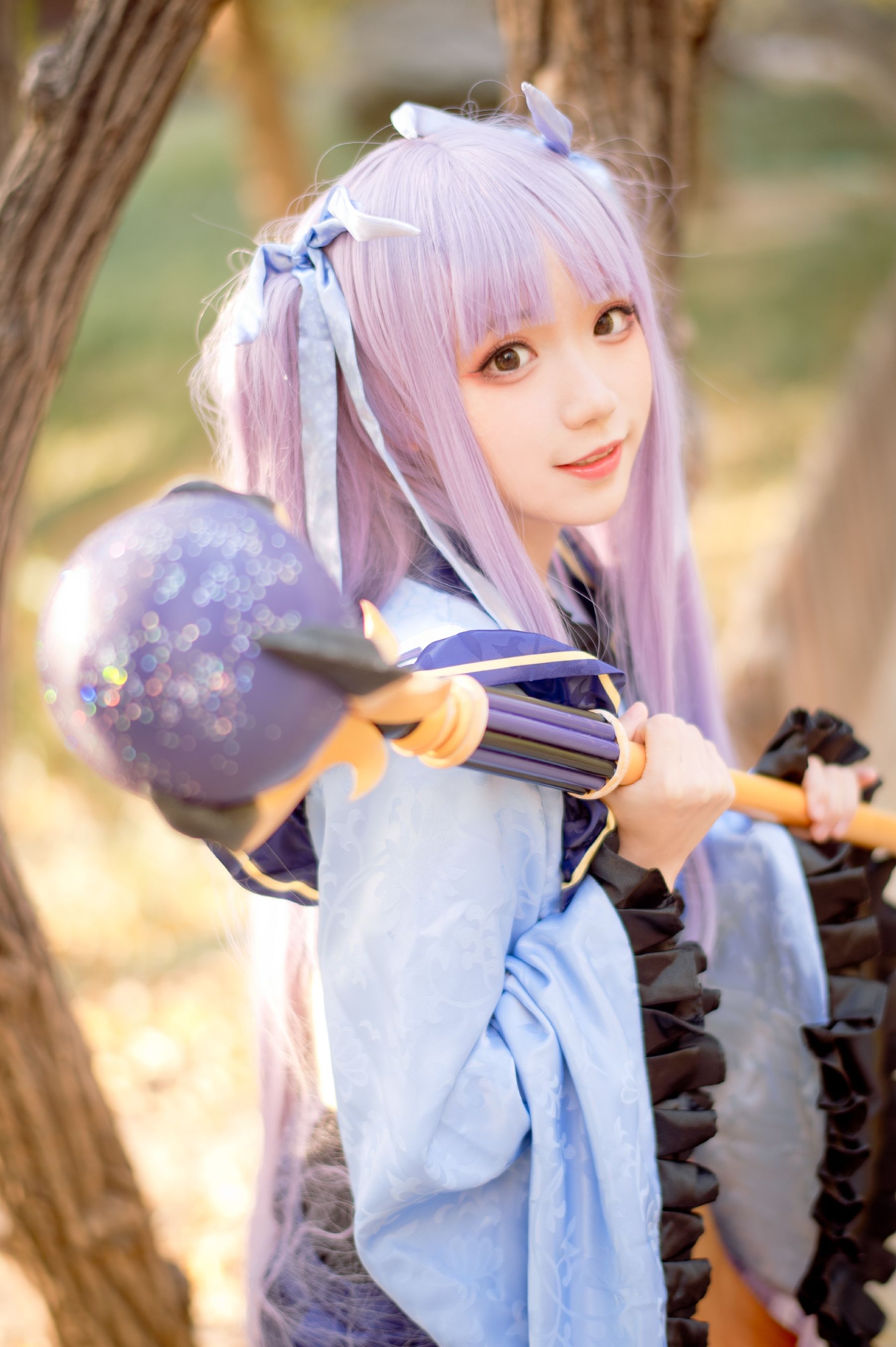 [网红COS] 花柒Hana - 镜华小仓唯/(18P)