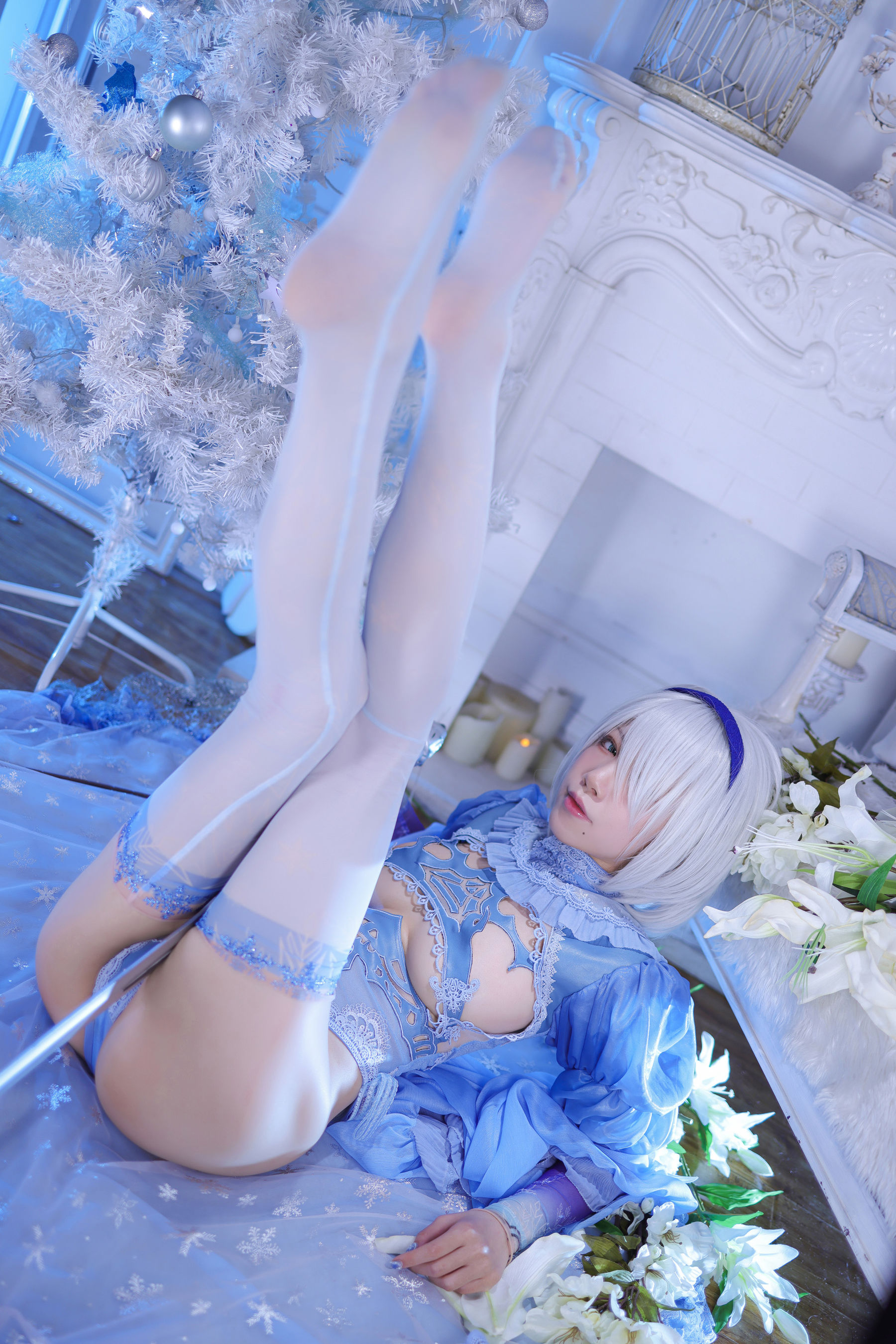 [网红COS] 动漫博主水淼aqua - 冰雪2B-1/(55P)