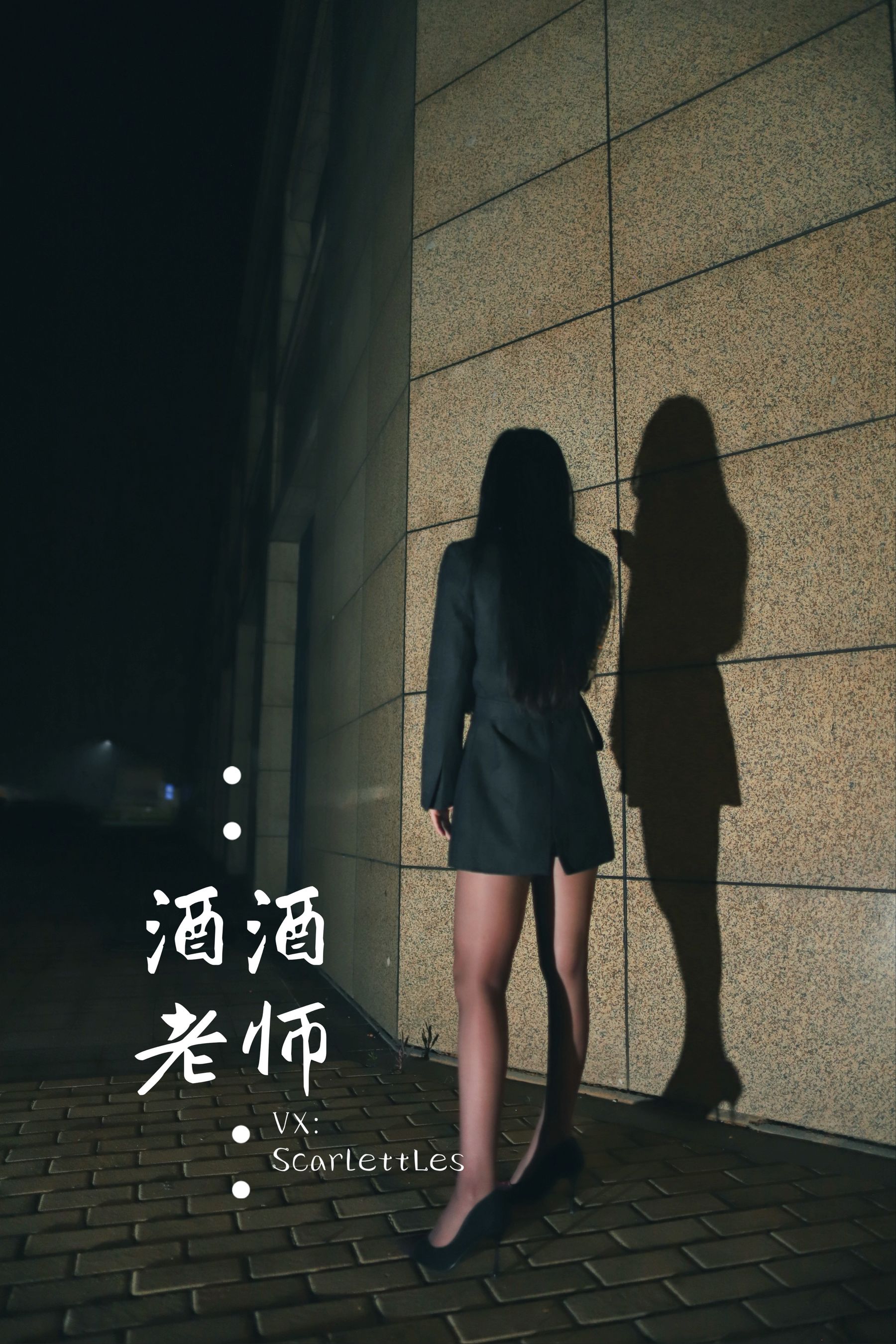 [网红COS] 酒酒老师 - 司机先生，喜欢紫色丝吗？/(74P)