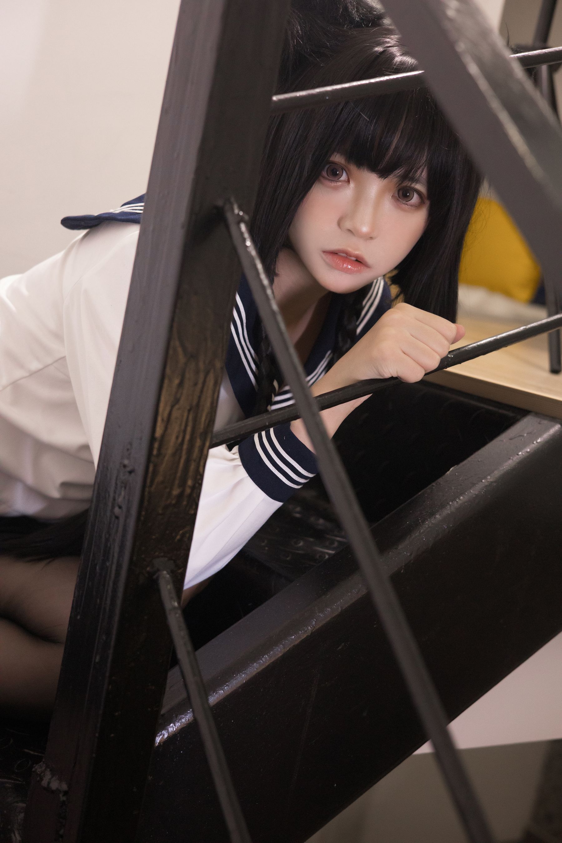 [福利COS] 疯猫ss - 制服少女/(80P)