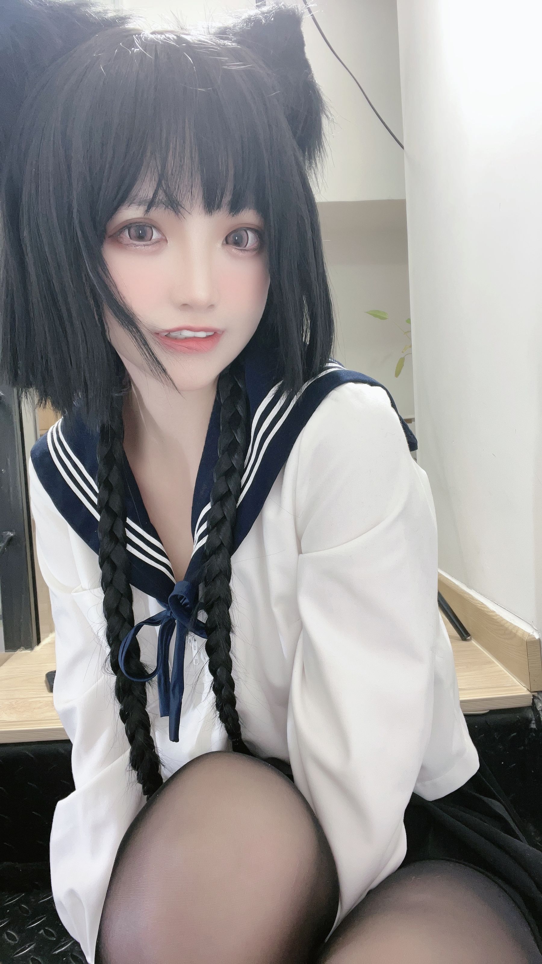 [福利COS] 疯猫ss - 制服少女/(80P)