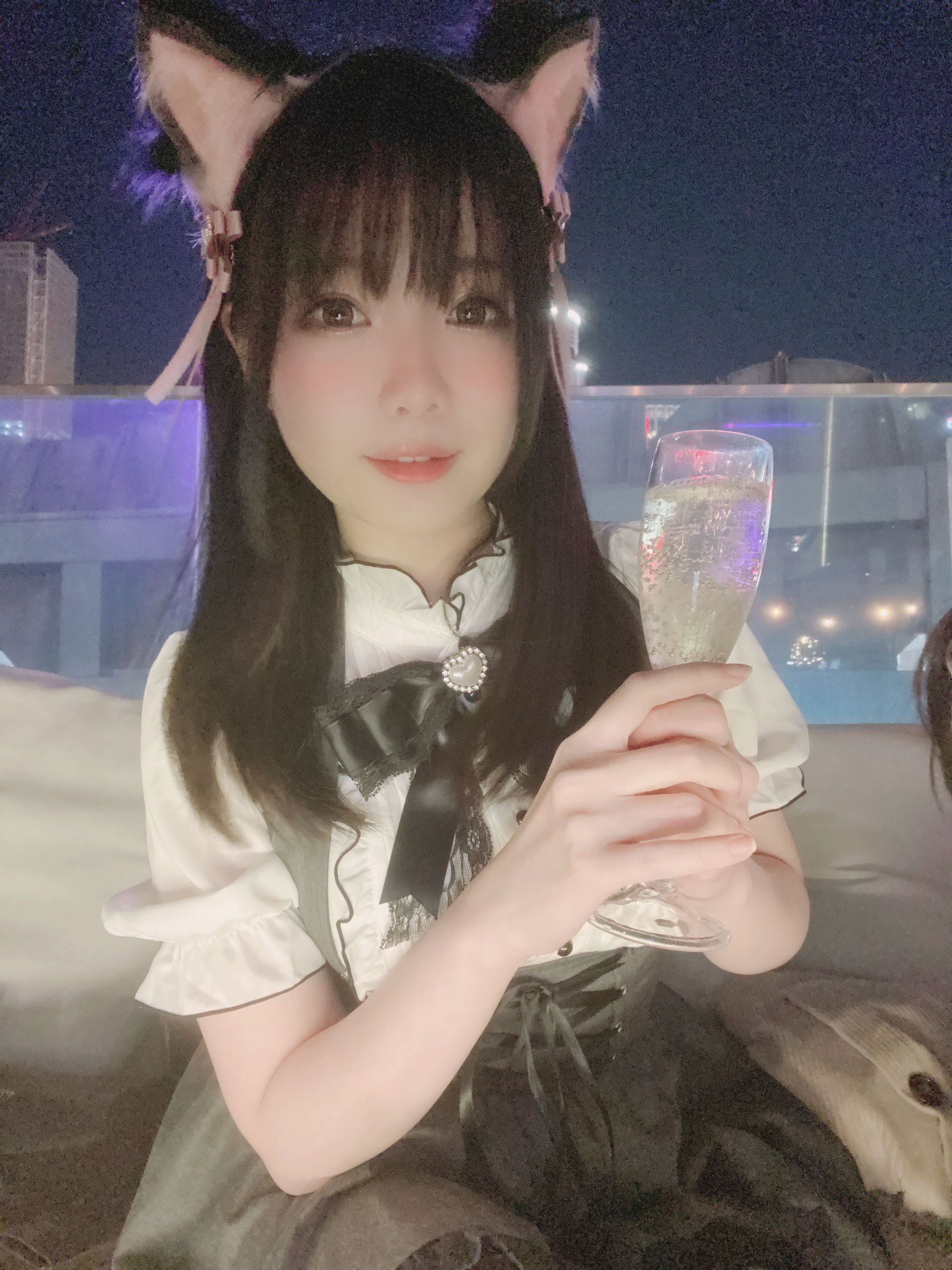 [福利COS] 微博妹纸霜月shimo - 一緒に飲みますか？/(19P)