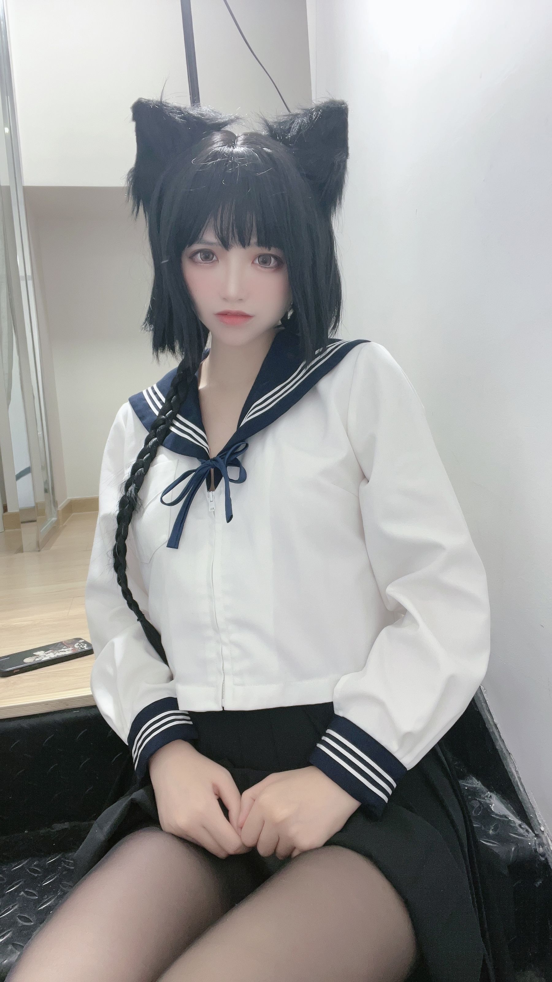 [福利COS] 疯猫ss - 制服少女/(80P)