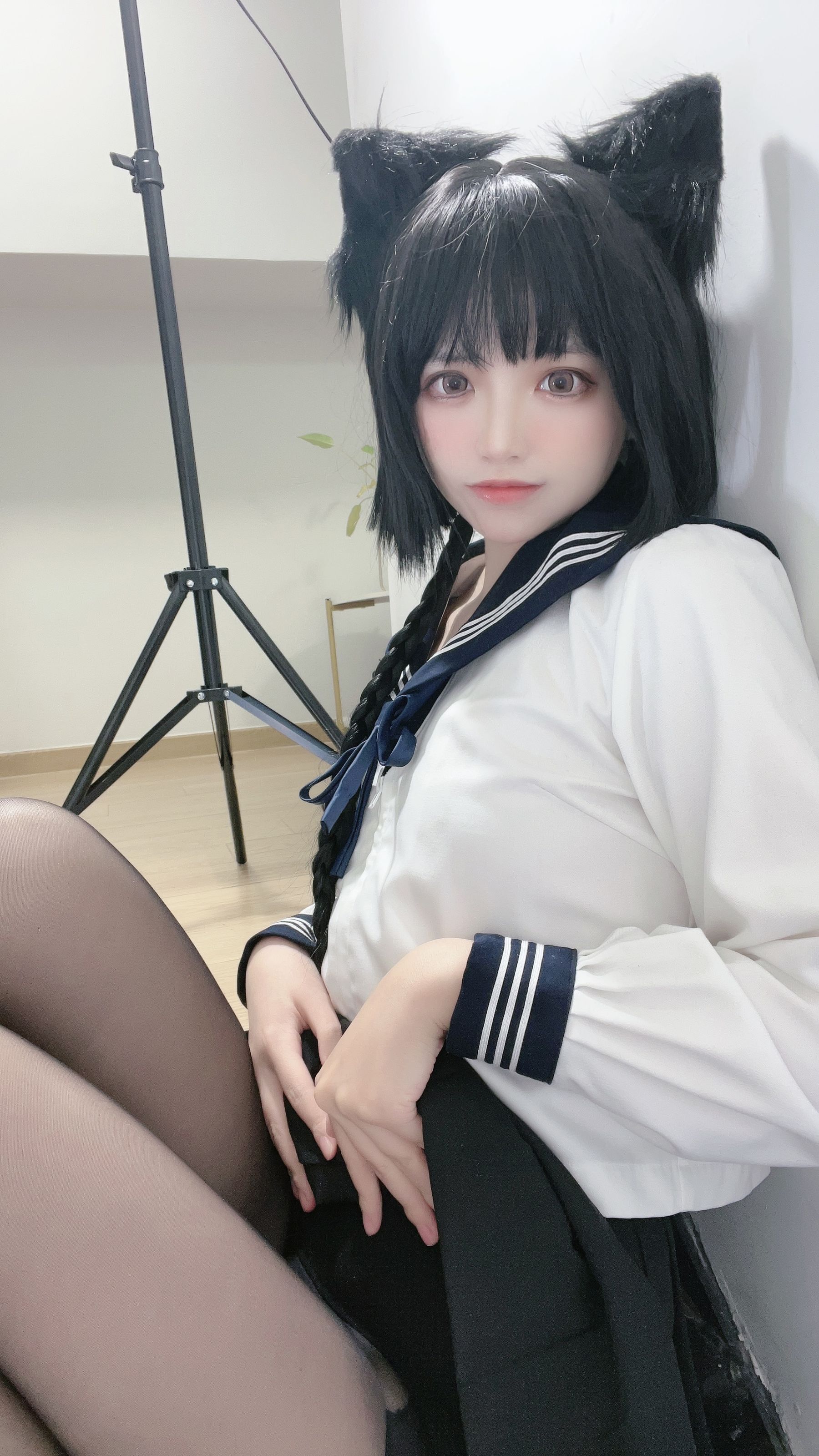 [福利COS] 疯猫ss - 制服少女/(80P)