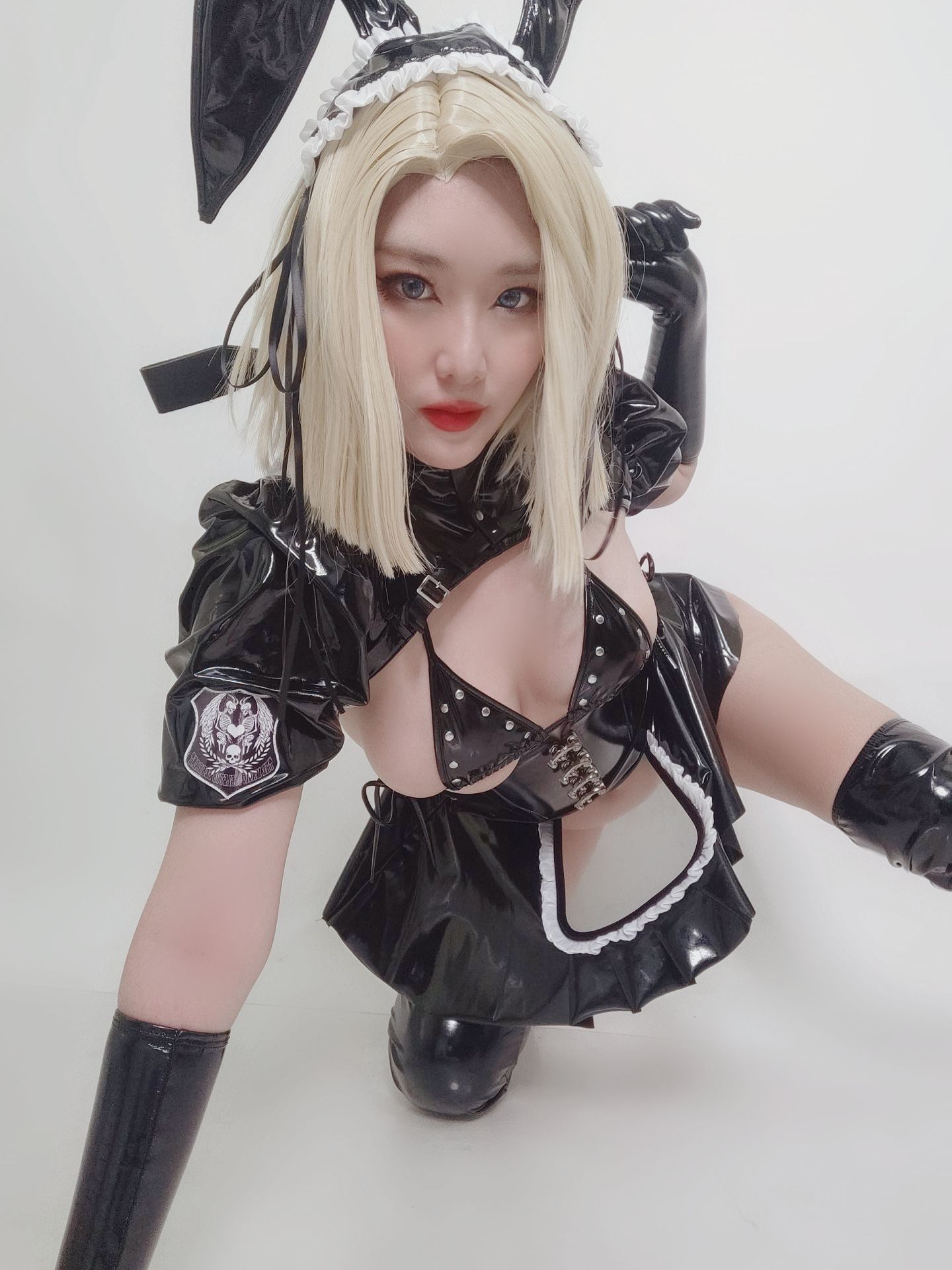 [福利COS] Sunnyvier - android 18 latex maid/(169P)