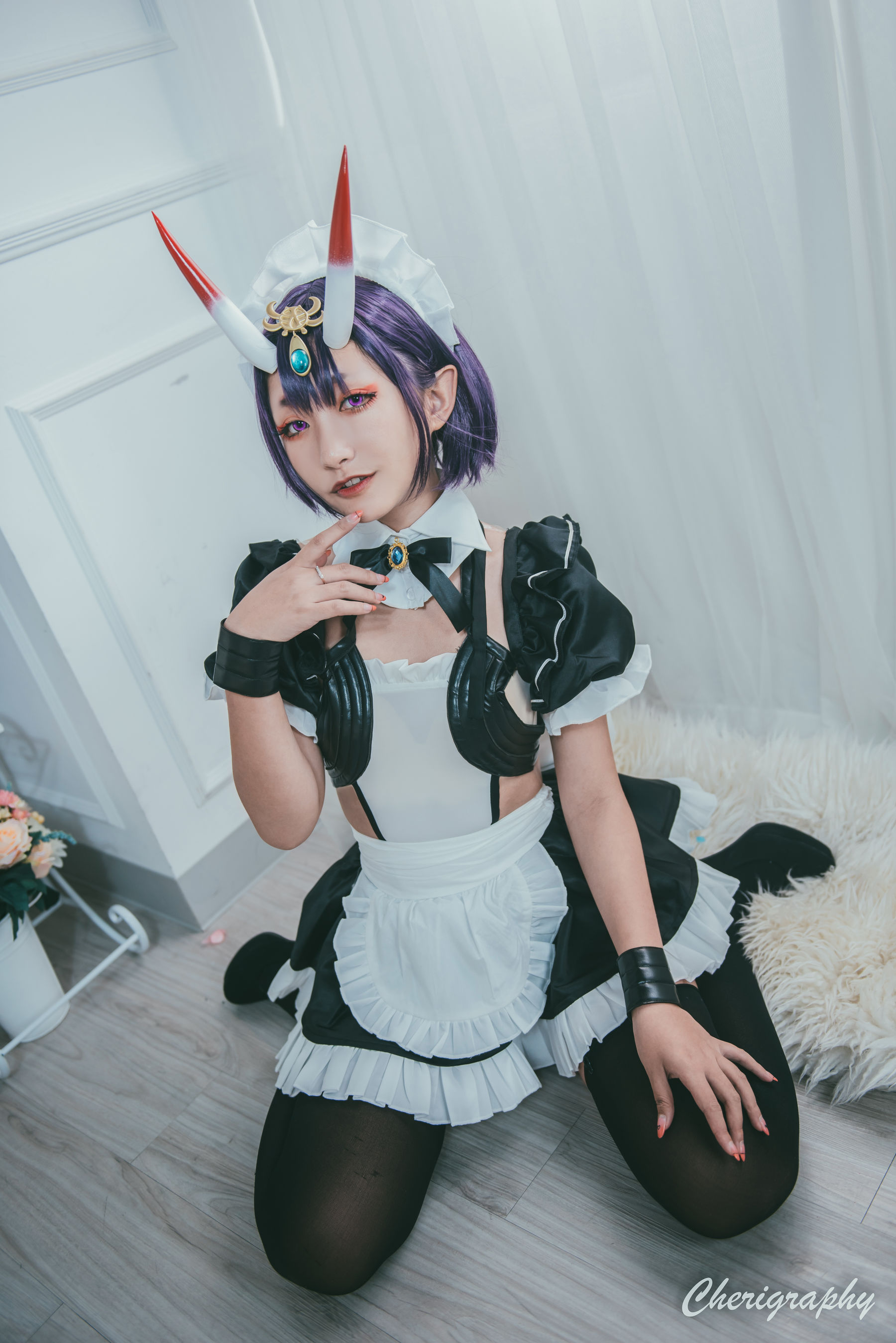 [福利COS] Roroki骷髅姫 - 酒吞女仆/(16P)