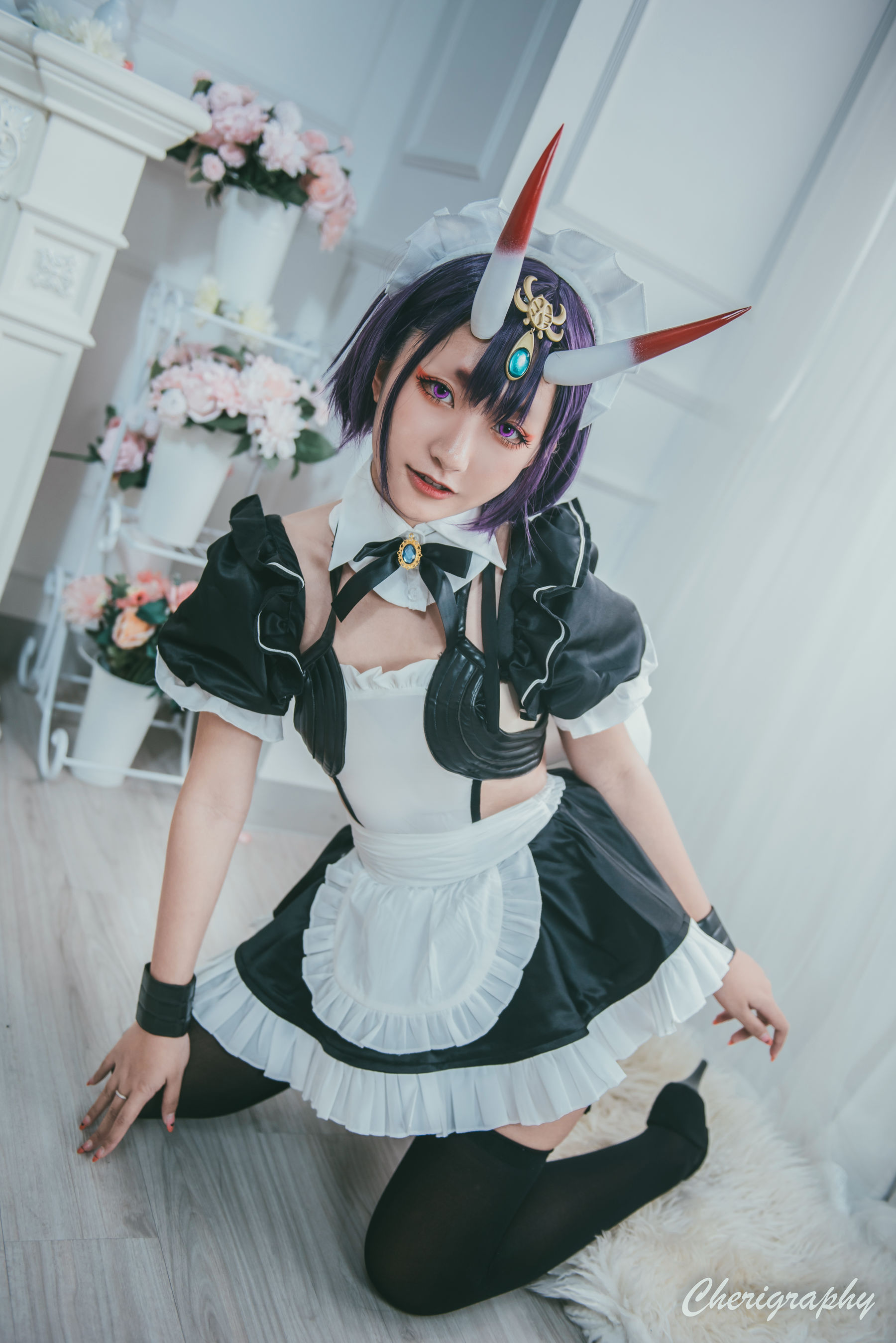 [福利COS] Roroki骷髅姫 - 酒吞女仆/(16P)