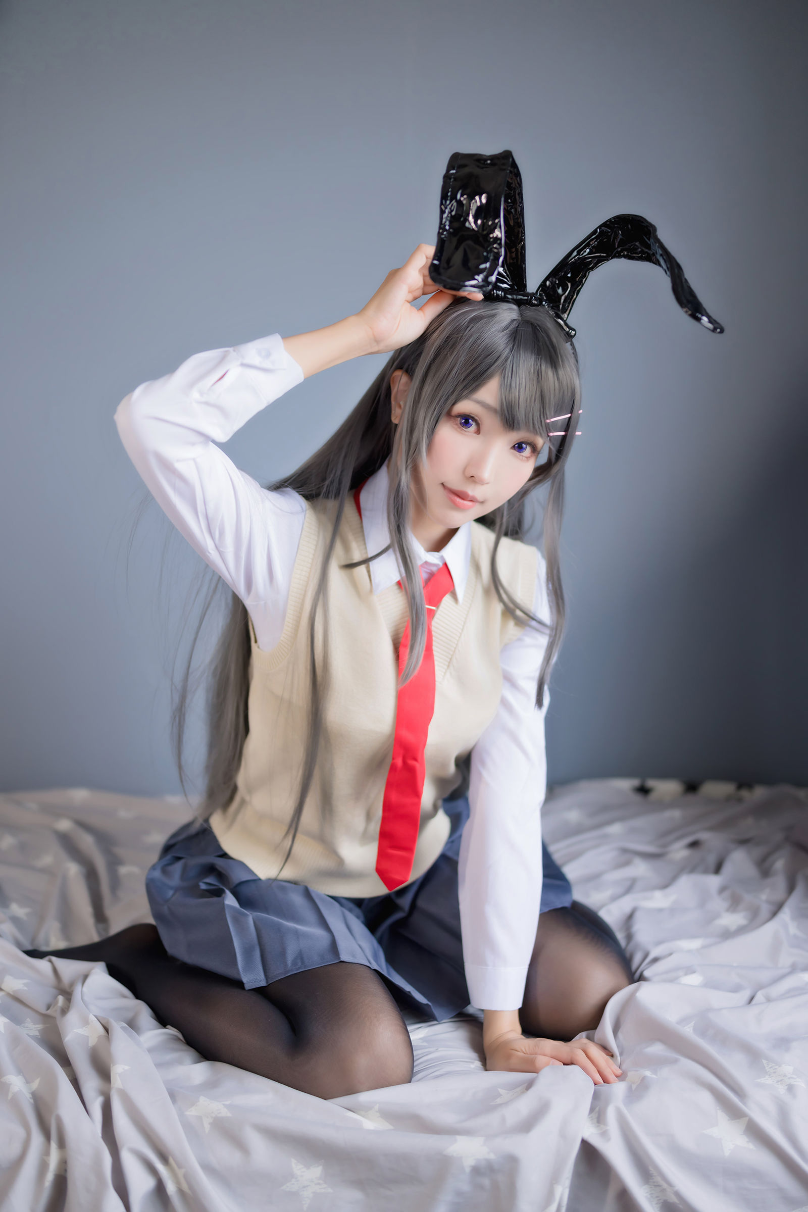 [福利COS] Ely_eee(ElyEE子) - 麻衣学姊/(50P)