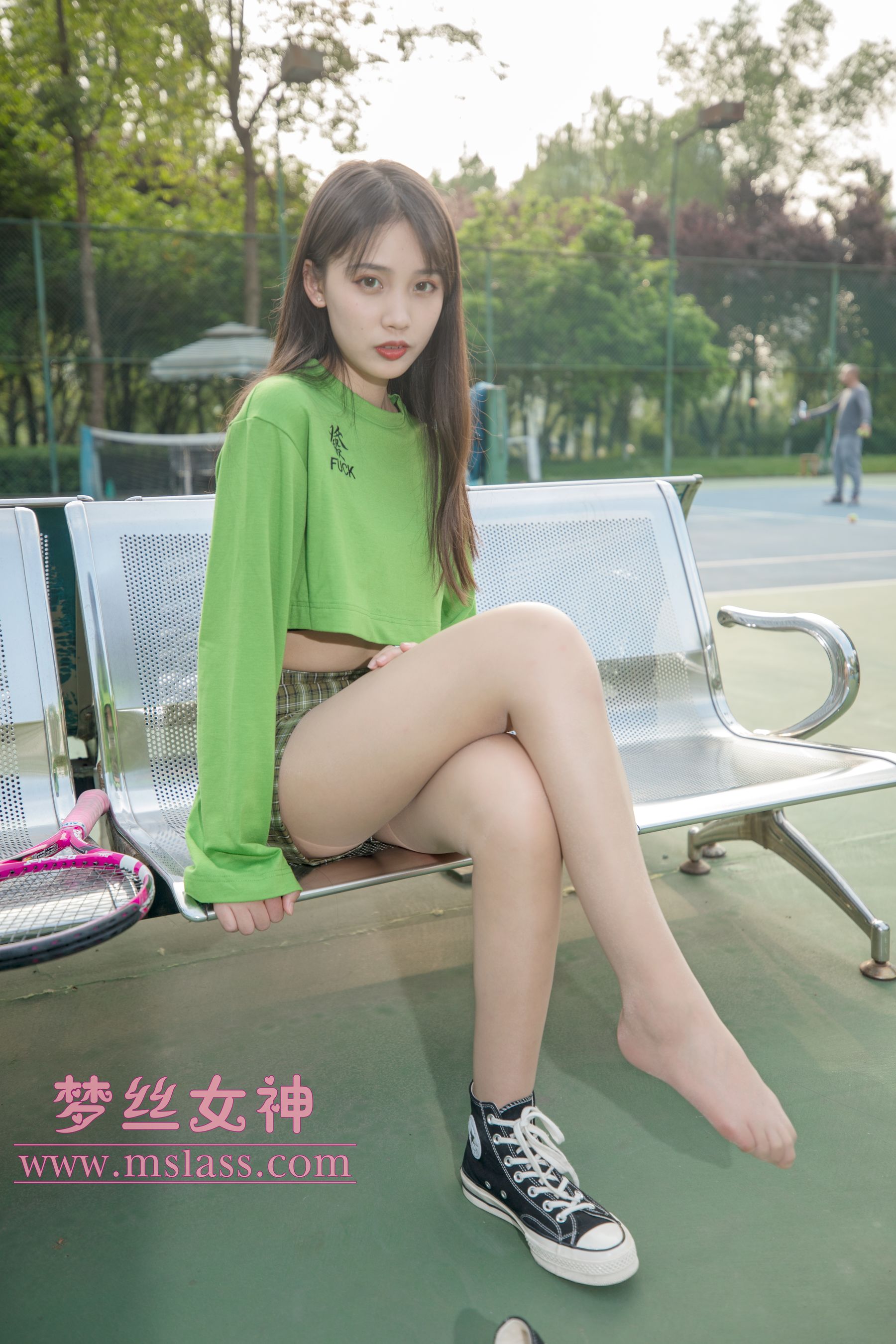 [梦丝女神MSLASS]  香萱 网球少女/(58P)