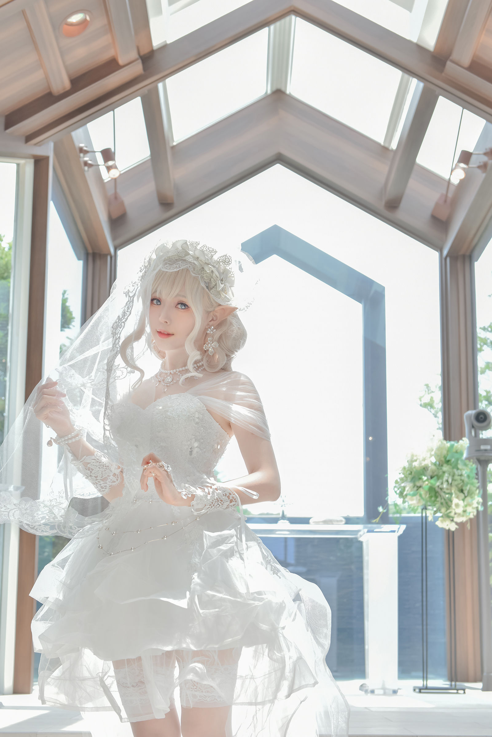 [福利COS] Ely_eee(ElyEE子) - Bride & Lingerie/(65P)