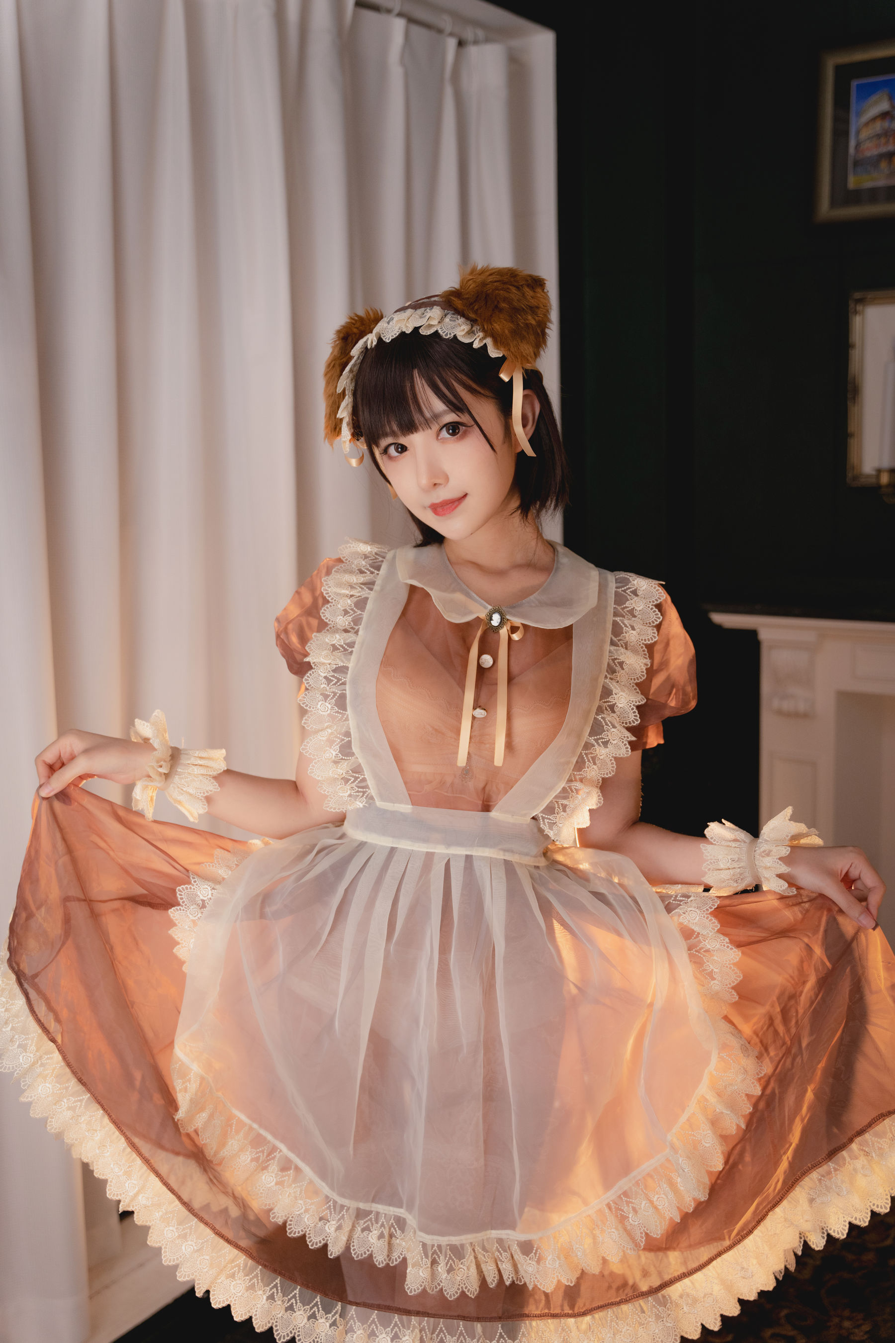 [福利COS] Shika小鹿鹿 - 透明女仆/(22P)