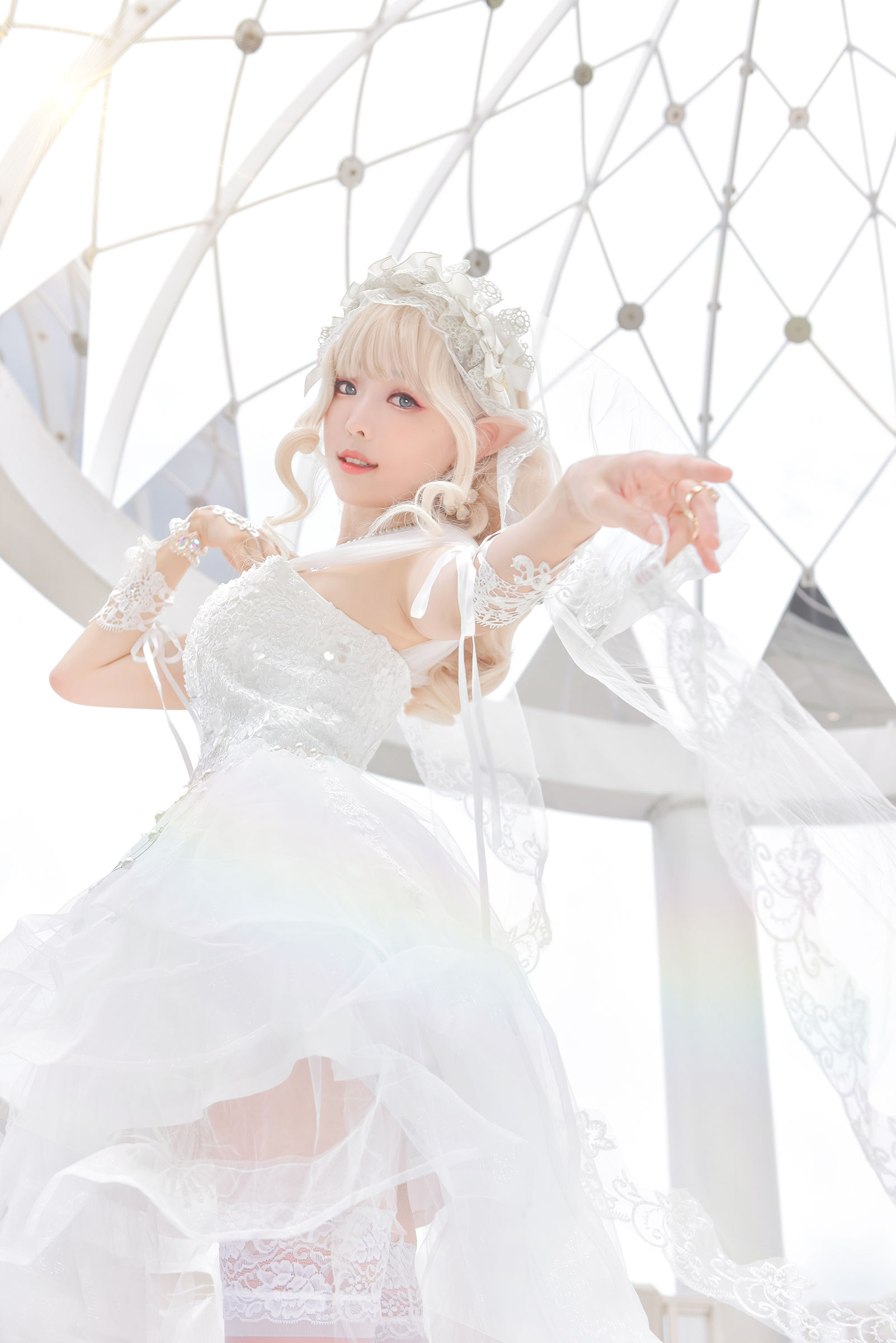 [福利COS] Ely_eee(ElyEE子) - Bride & Lingerie/(65P)